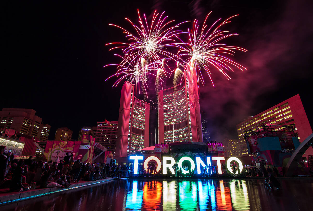 Toronto hosting four day fireworks festival for Canada Day