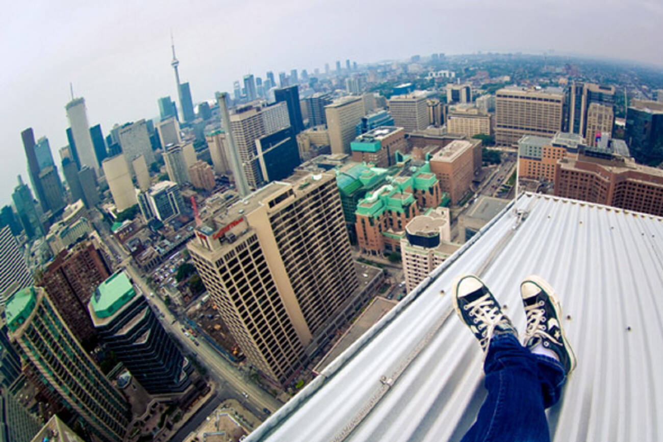 Rooftop photographs of Toronto