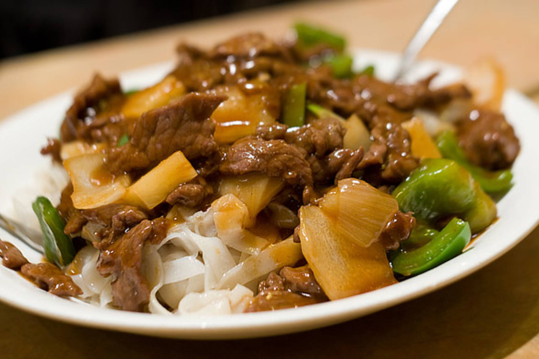 Beef Satay Rice Noodles