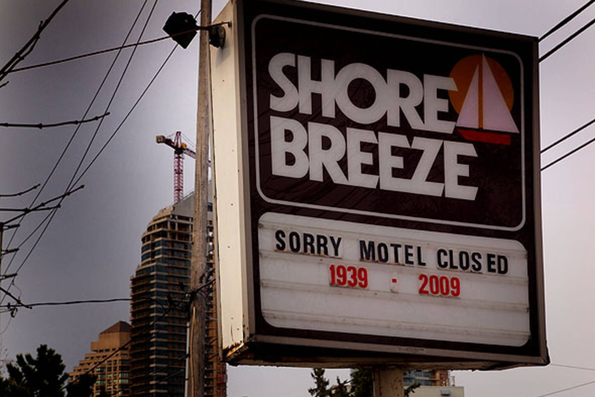 Shore Breeze sign