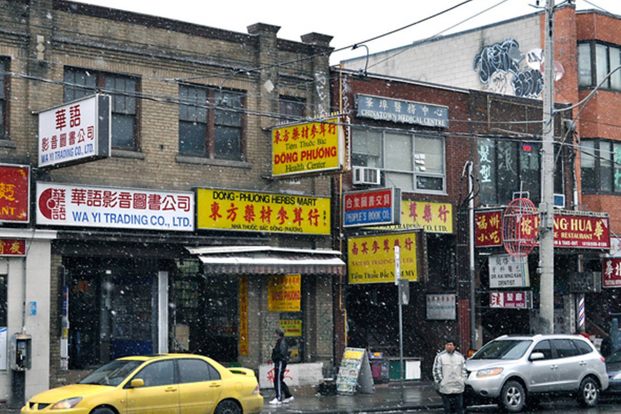 Snow Chinatown Toronto