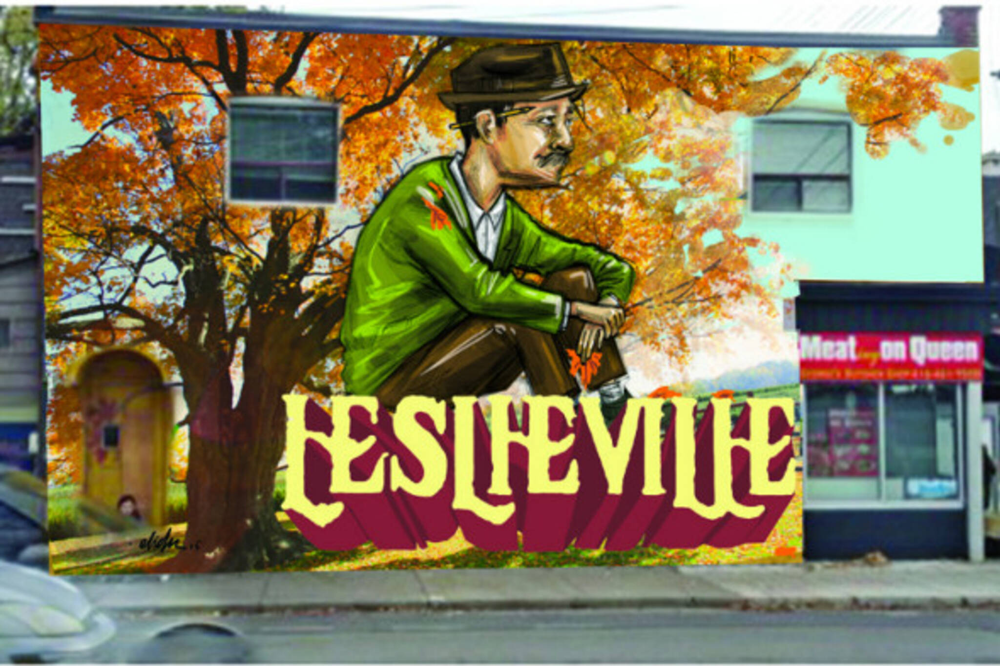 Toronto Leslieville mural