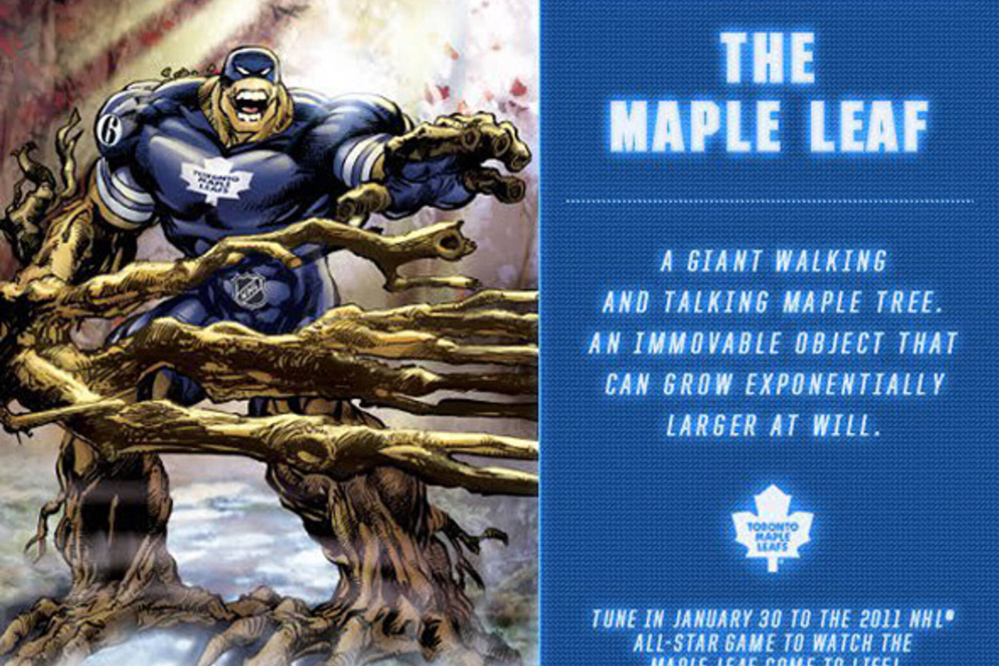 Toronto Maple Leaf Superhero Guardian