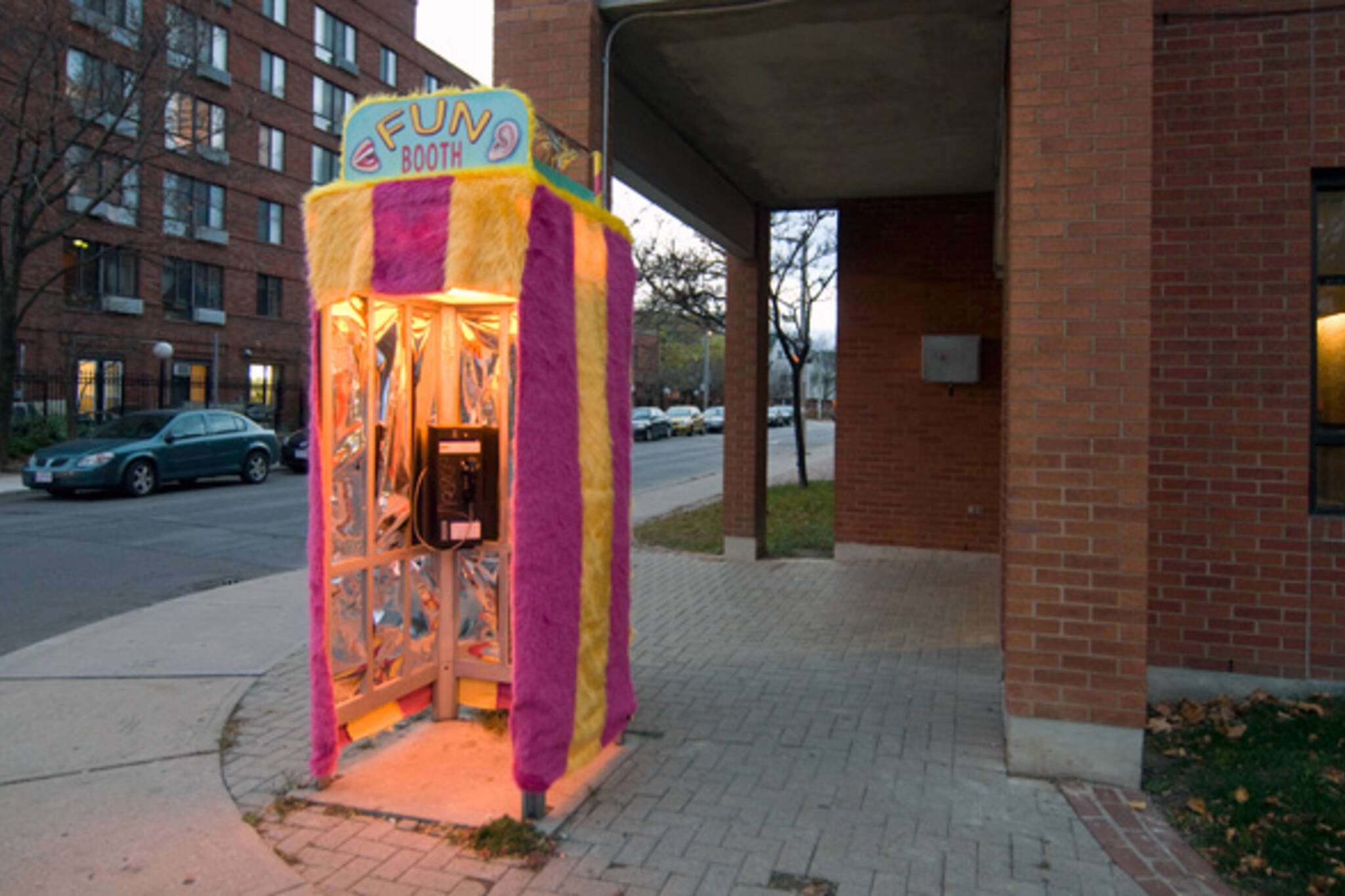 Toronto phone booth fun house
