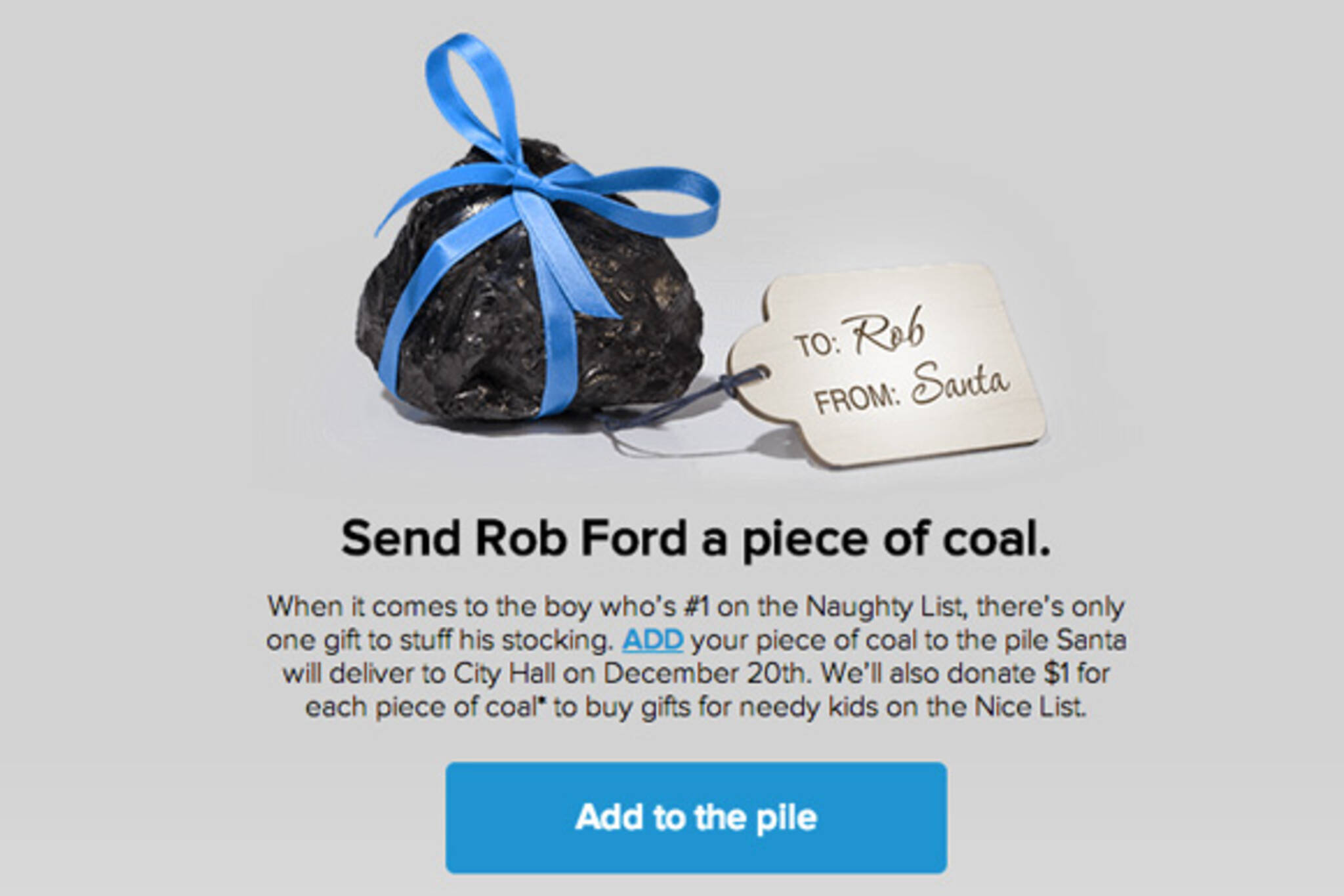 Rob Ford coal