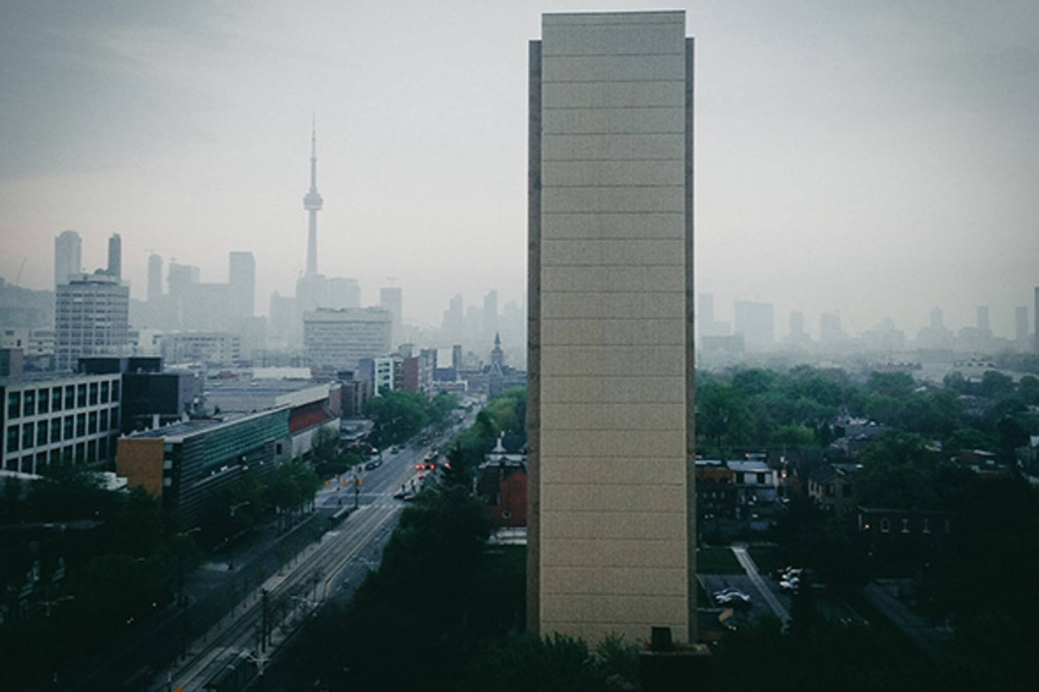 Toronto hazy
