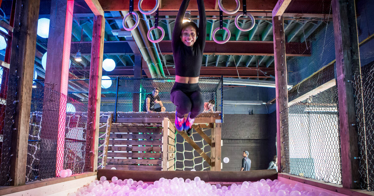 Toronto's popular indoor obstacle course has a new home