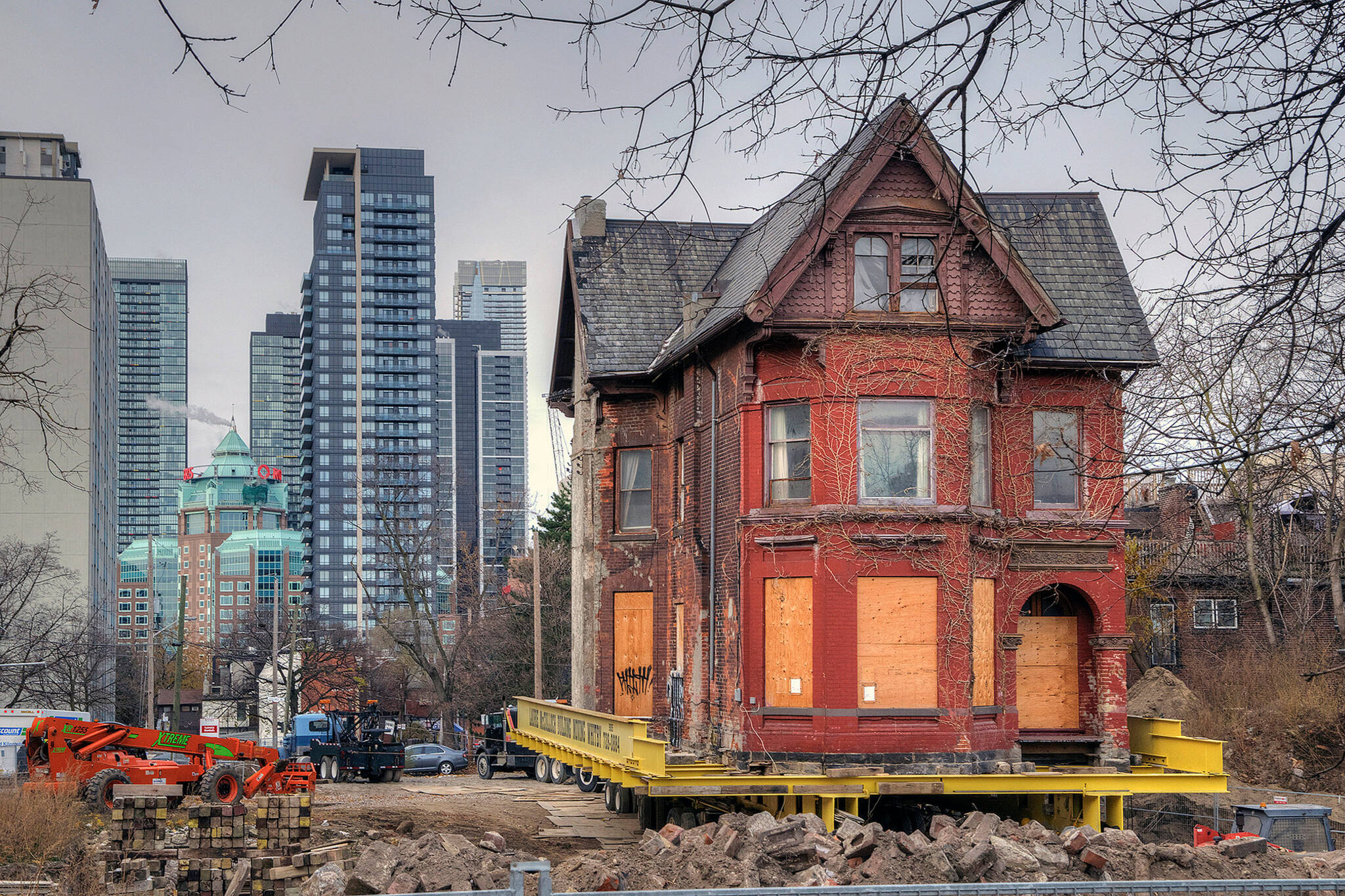 130 year old Toronto house makes the big move