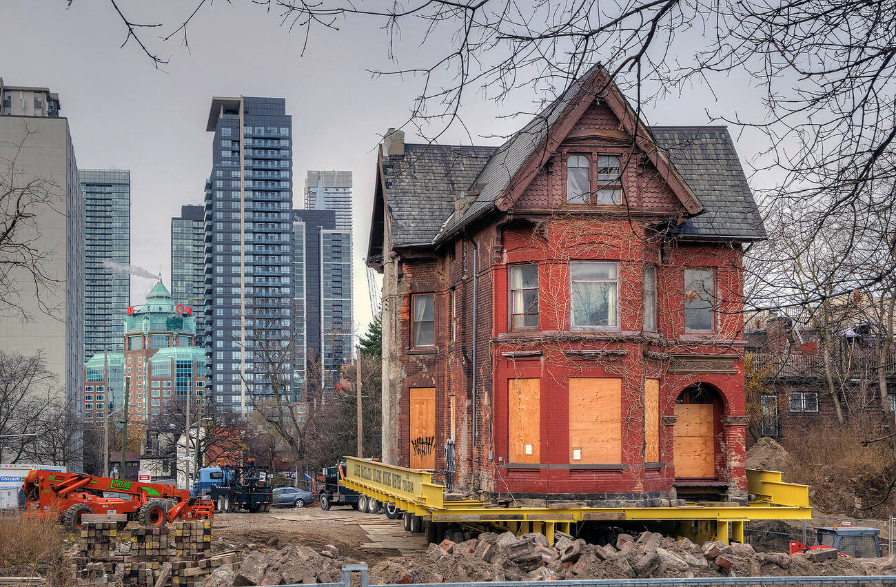 130 year old Toronto house makes the big move