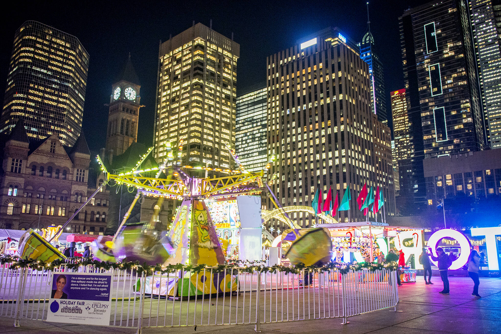 Nathan Phillips square holiday market