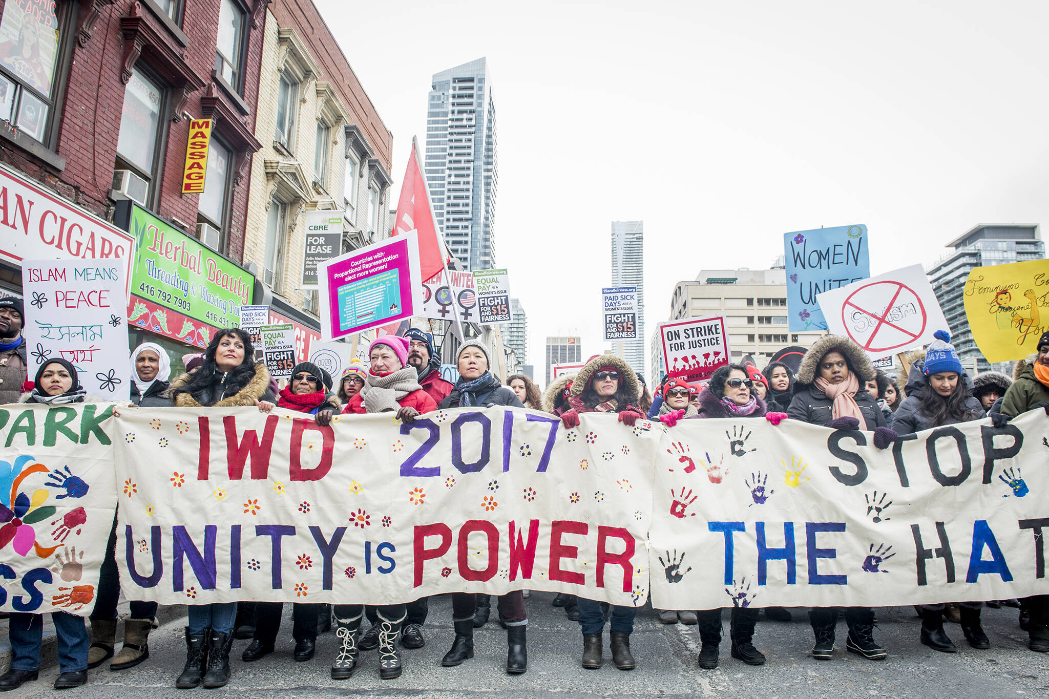 womens day march toronto