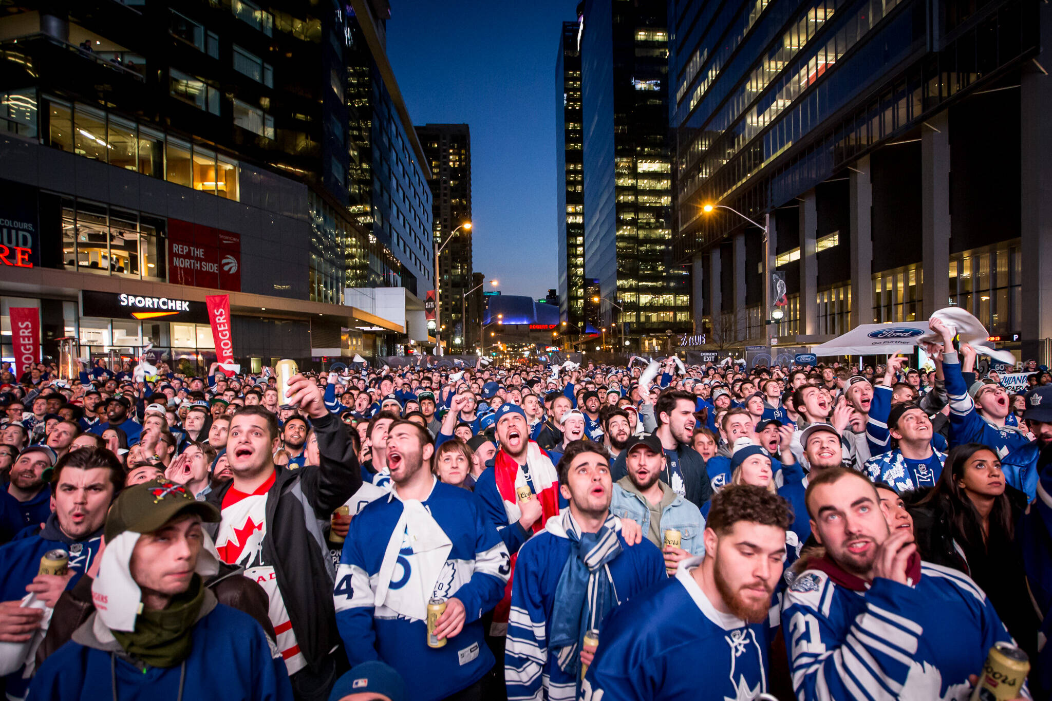 Maple Leaf Square just got a huge new LED screen (PHOTOS)