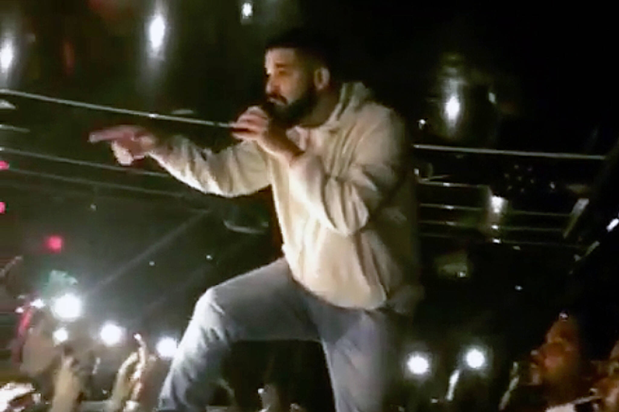 Drake concert drama