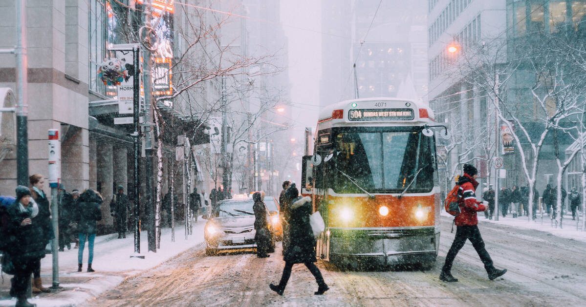 Toronto is about to be engulfed by winter weather