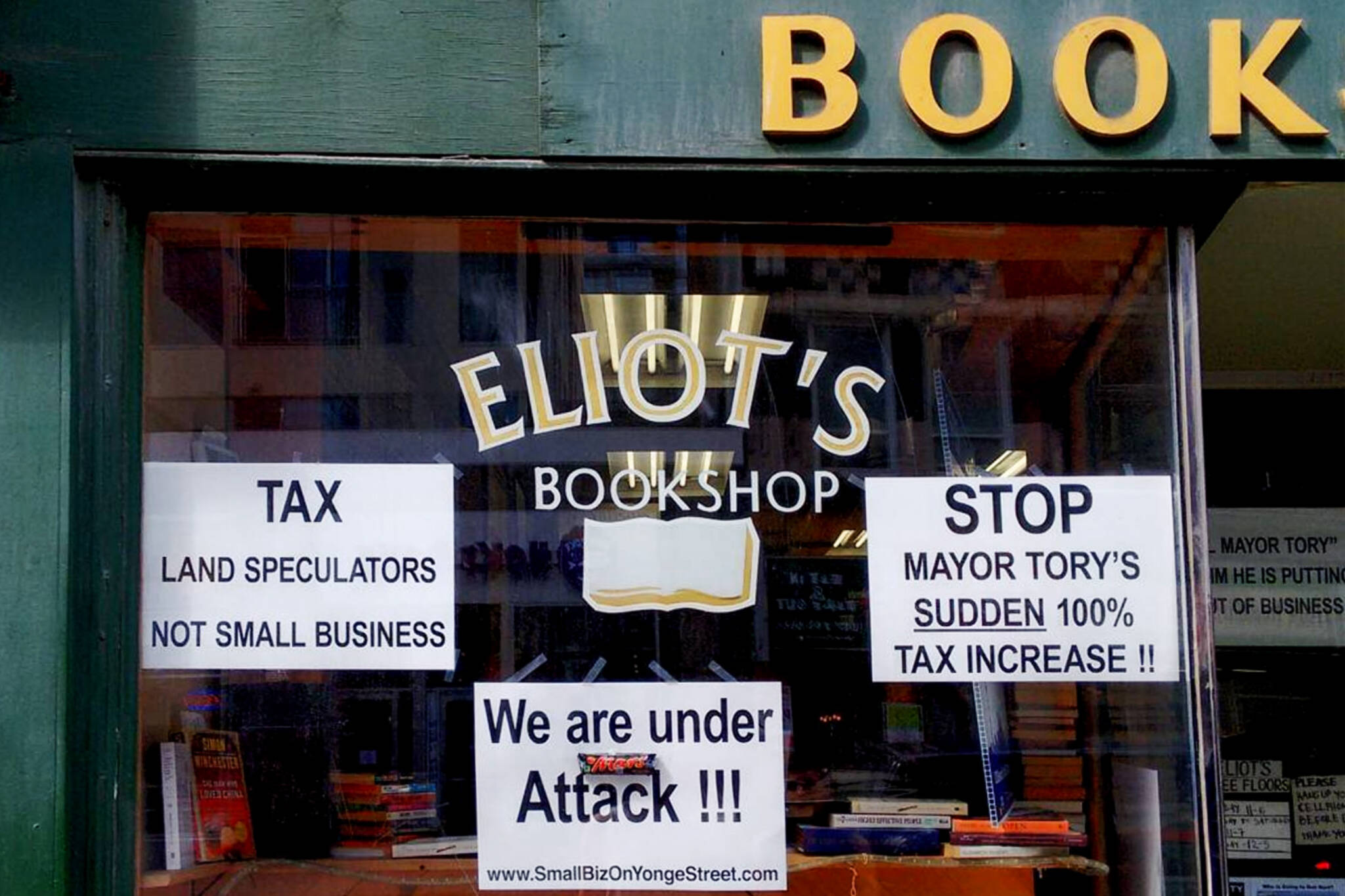 Eliot's bookshop toronto