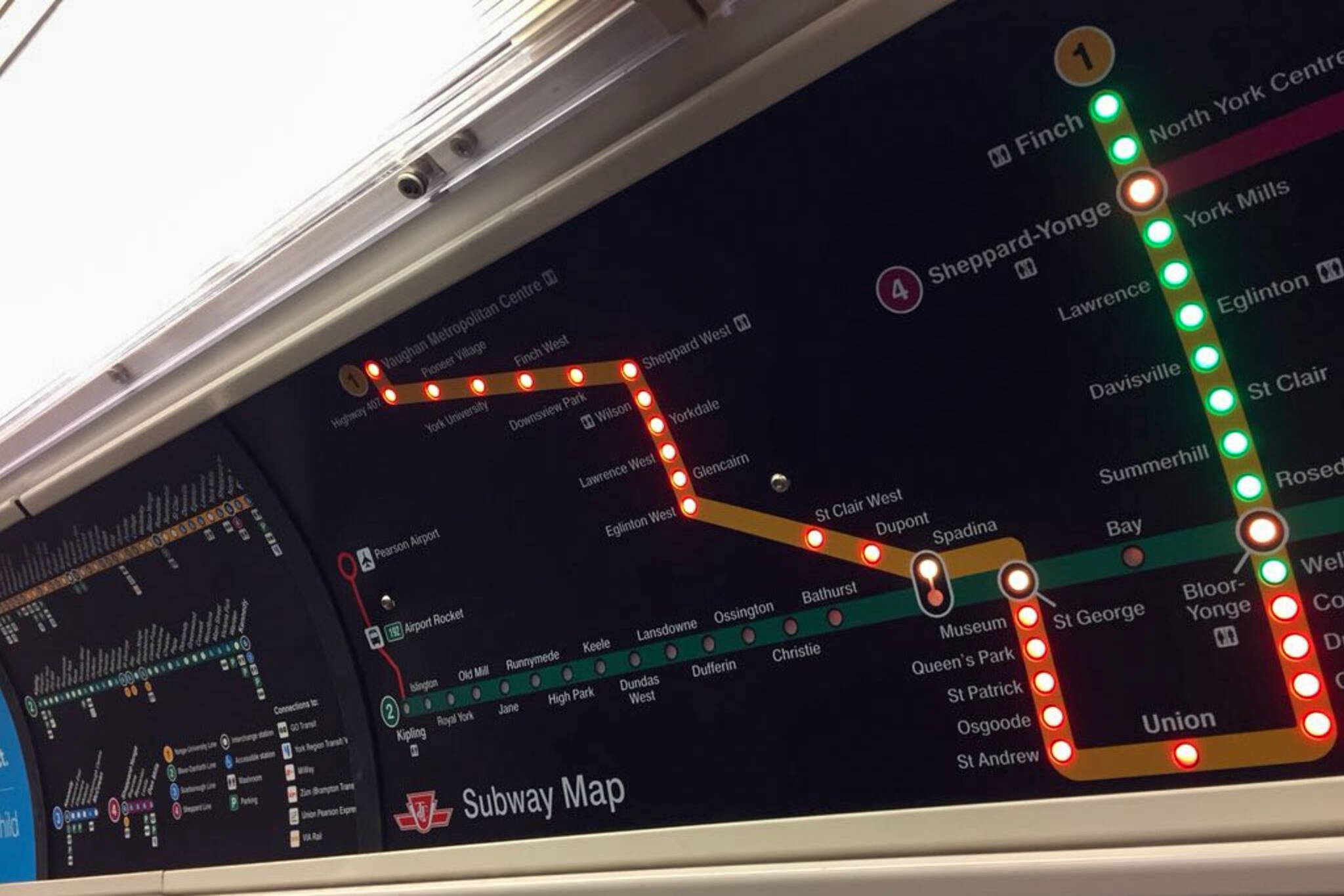 New subway signs