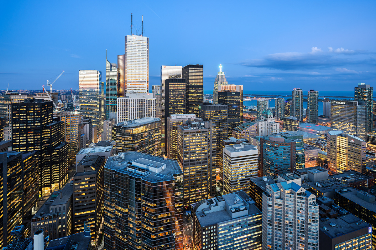 Торонто панорама города