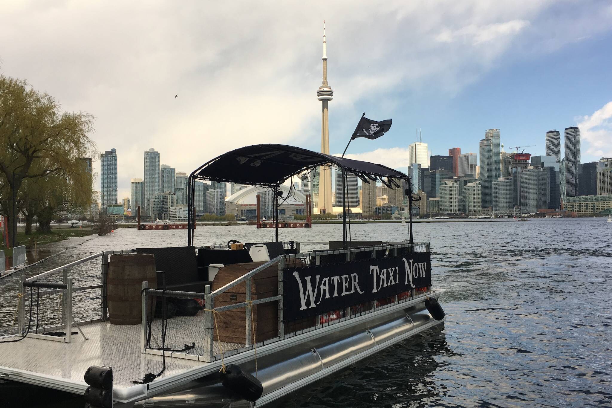 Toronto water taxi island flood