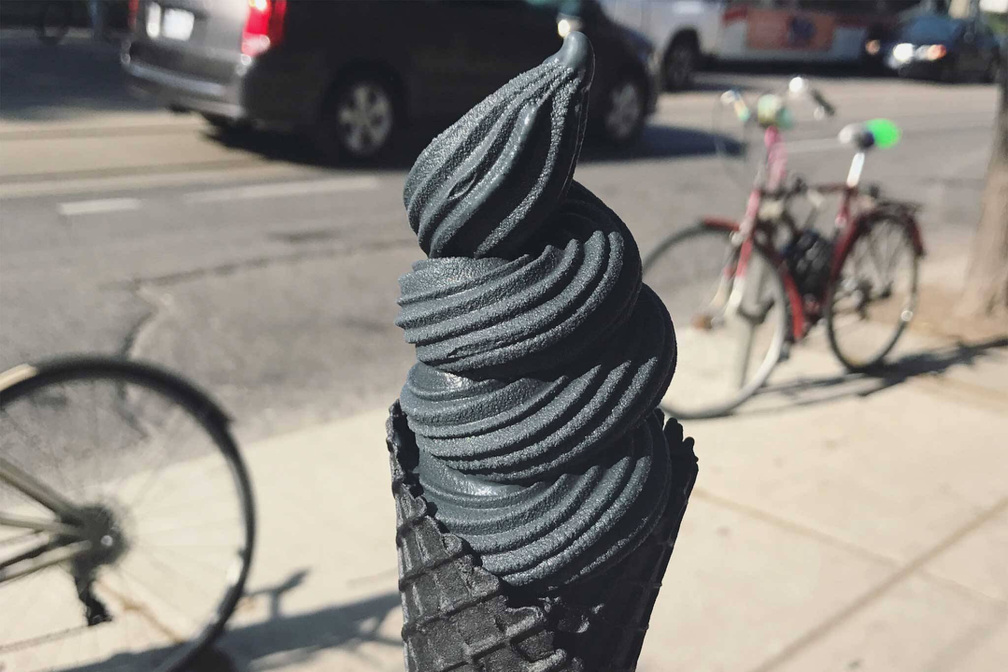 black ice cream