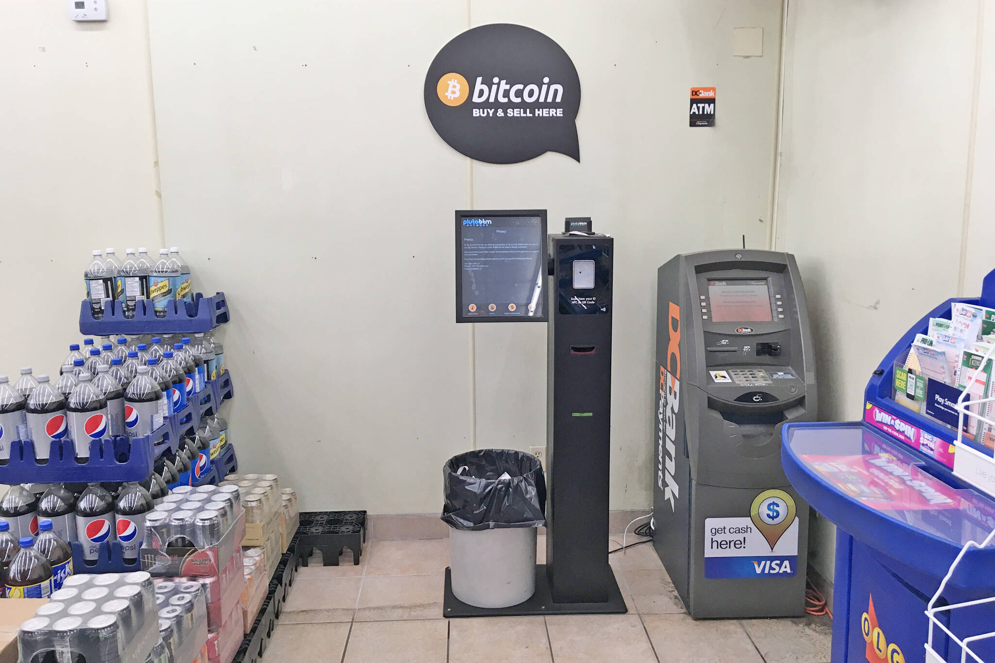 A Map Of Bitcoin At!   m Machines In Toronto - 