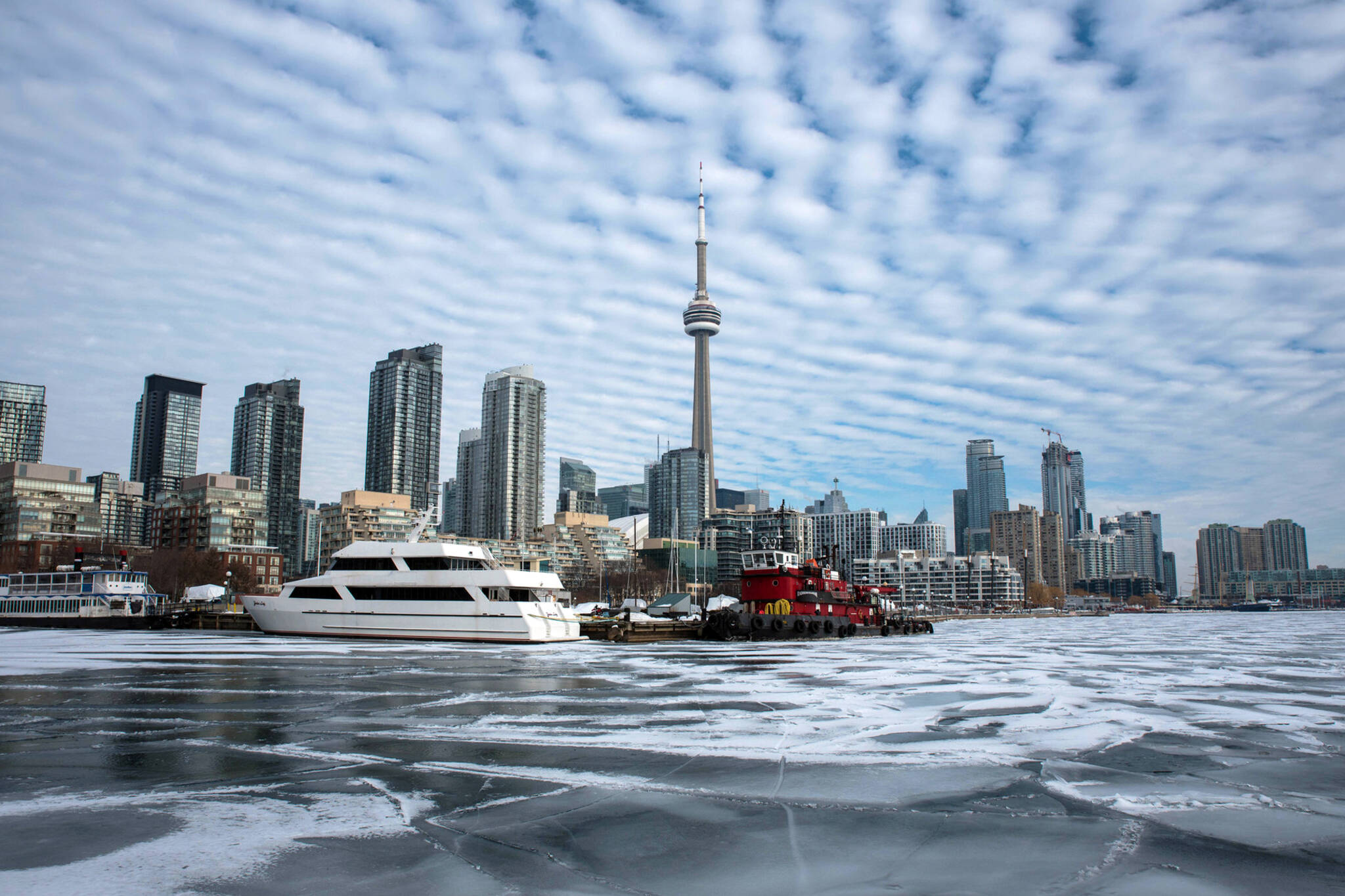Toronto winter ice