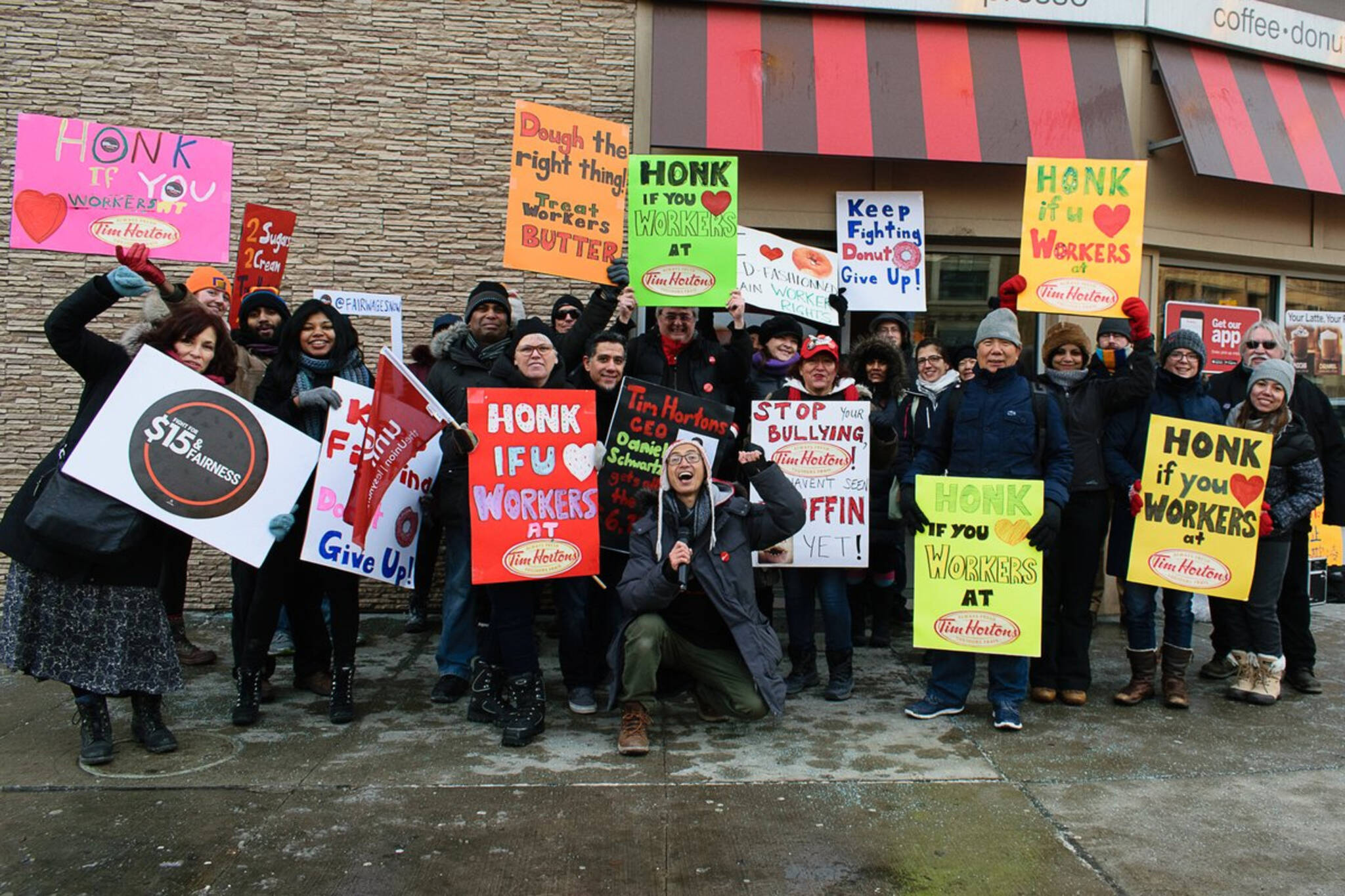 Tim Hortons protests