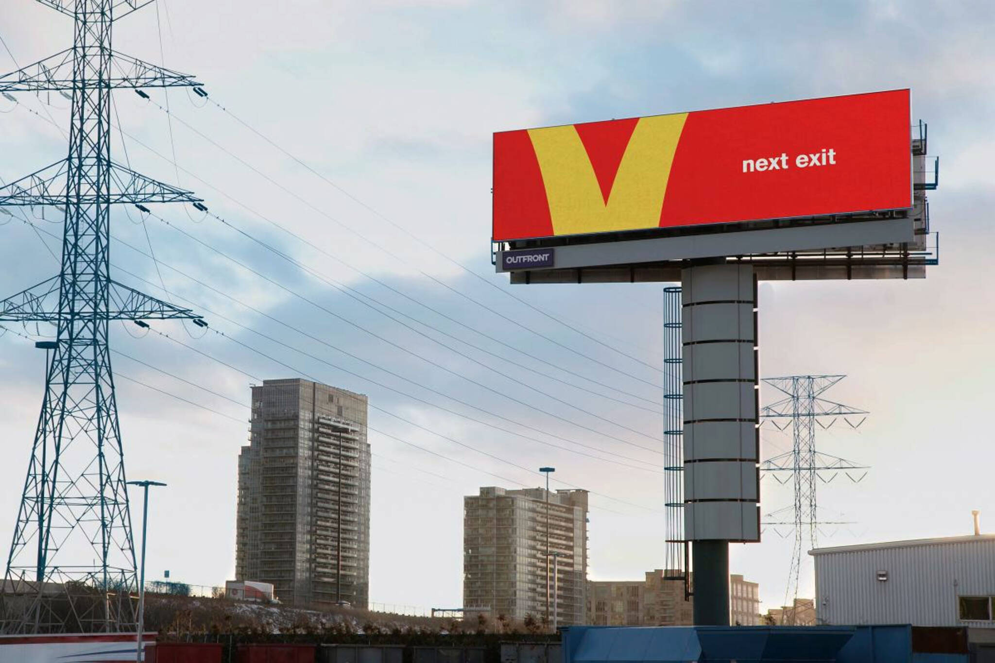 McDonalds billboards Toronto