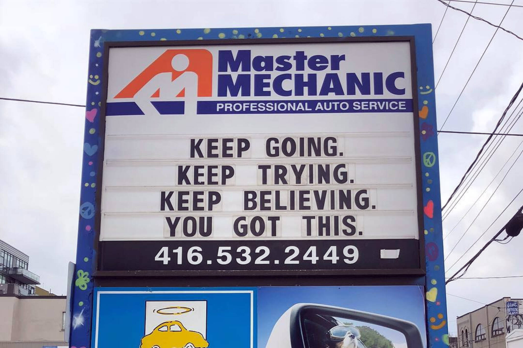 Master Mechanic sign