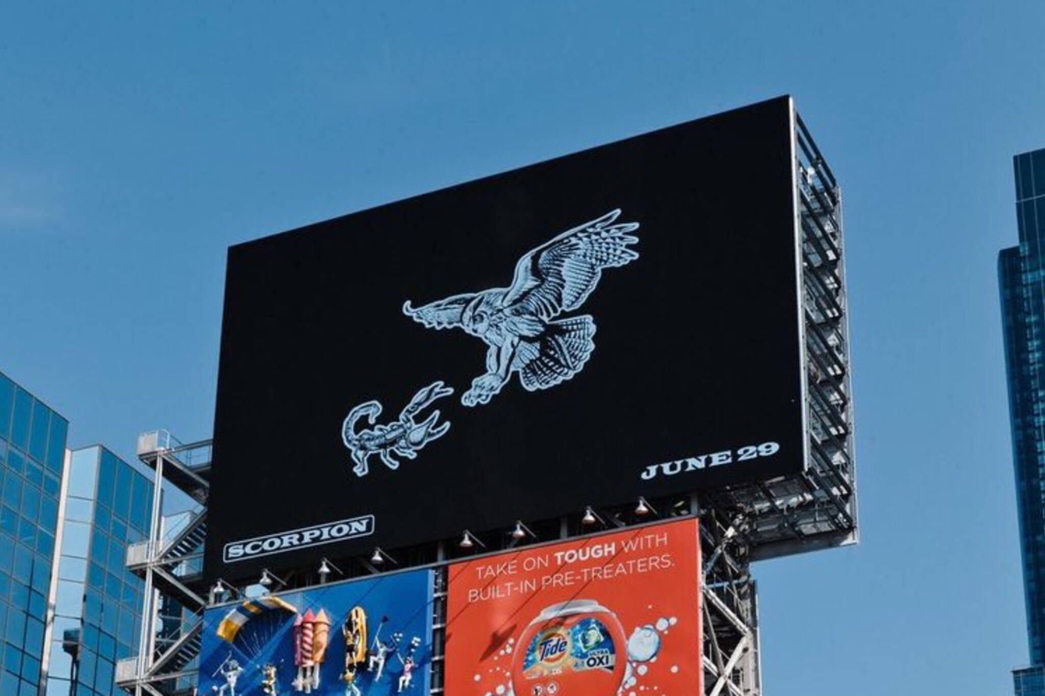 drake scorpion billboards