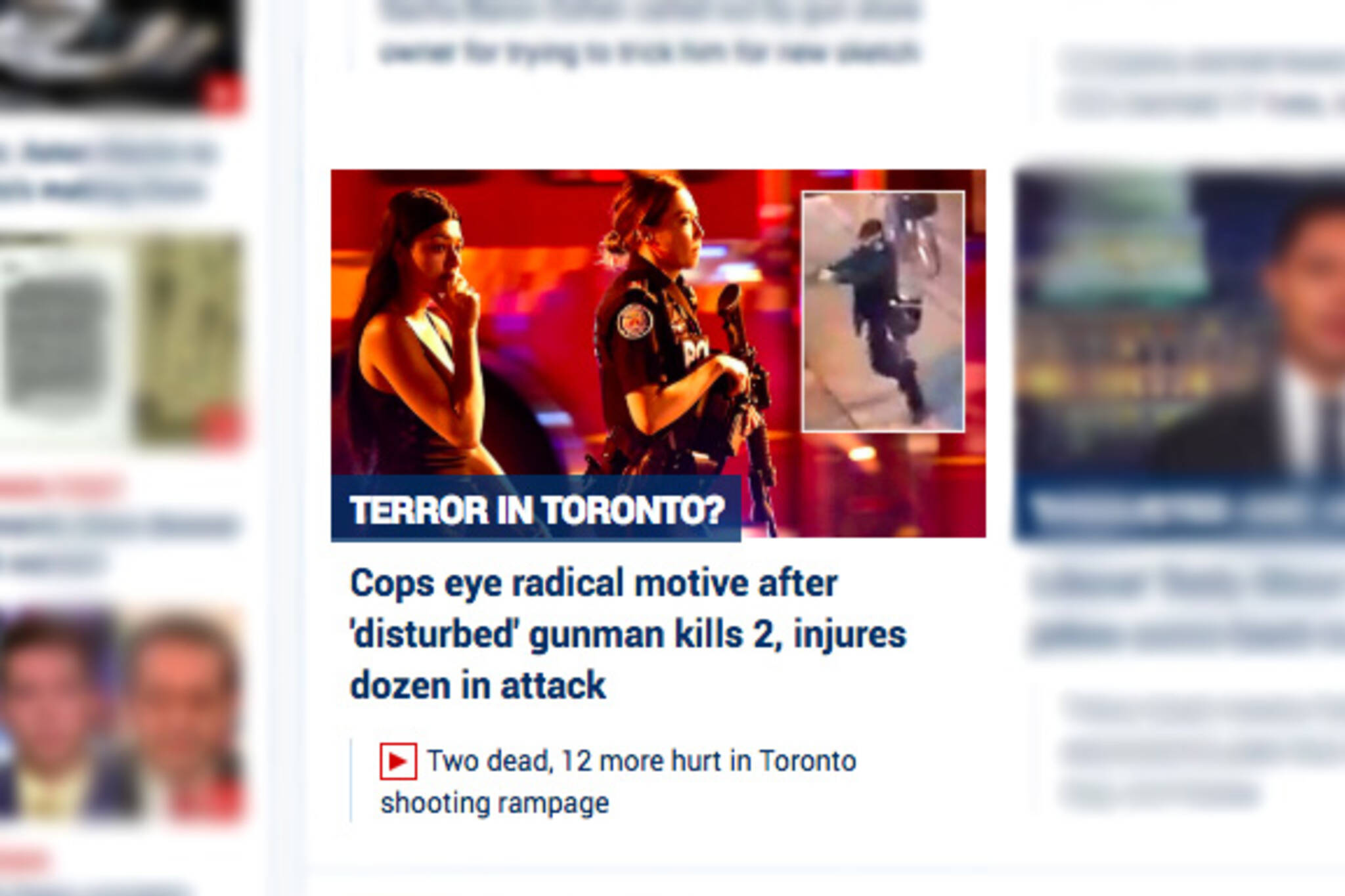 Fox Toronto shooting