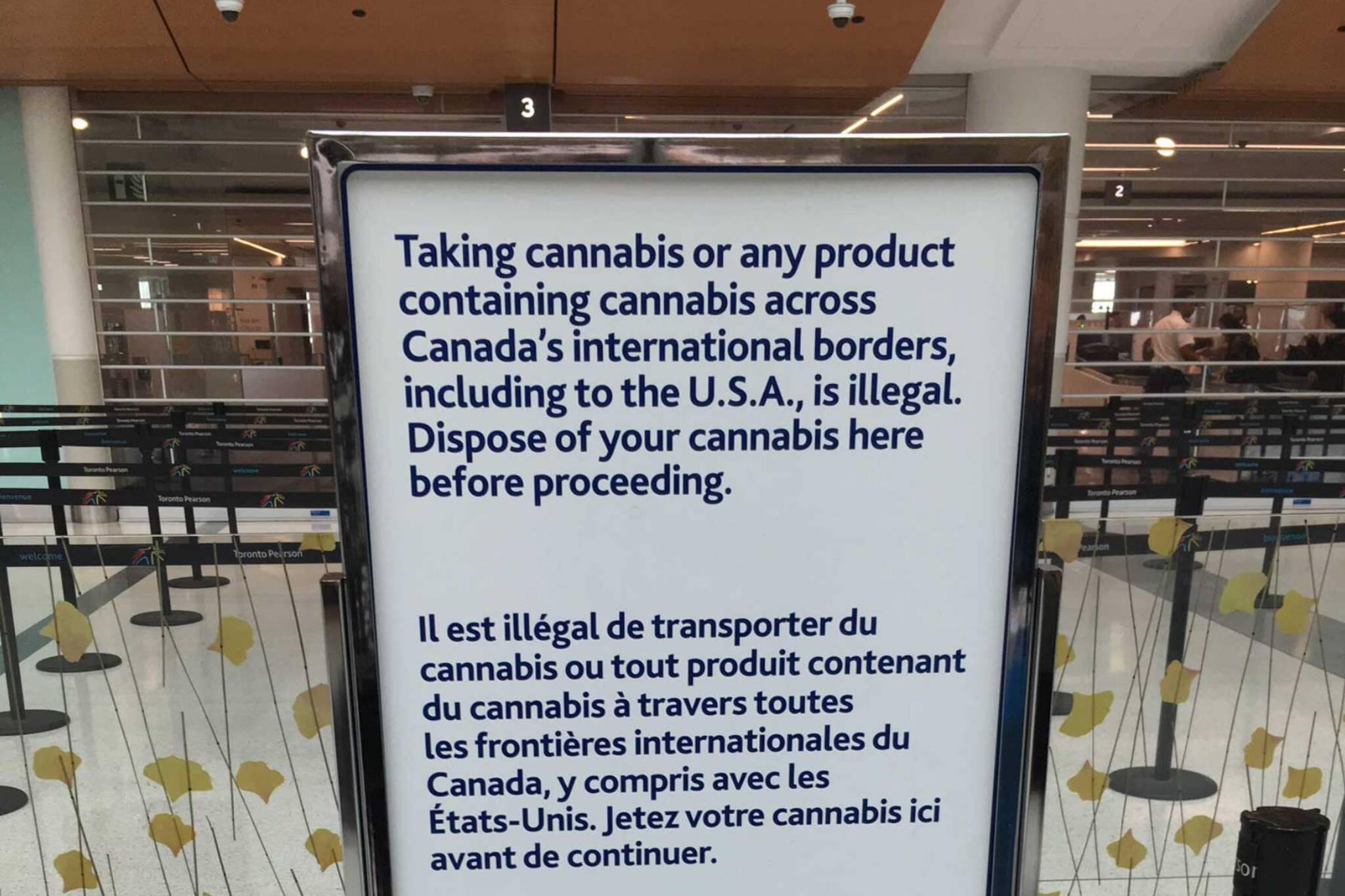 toronto airport cannabis