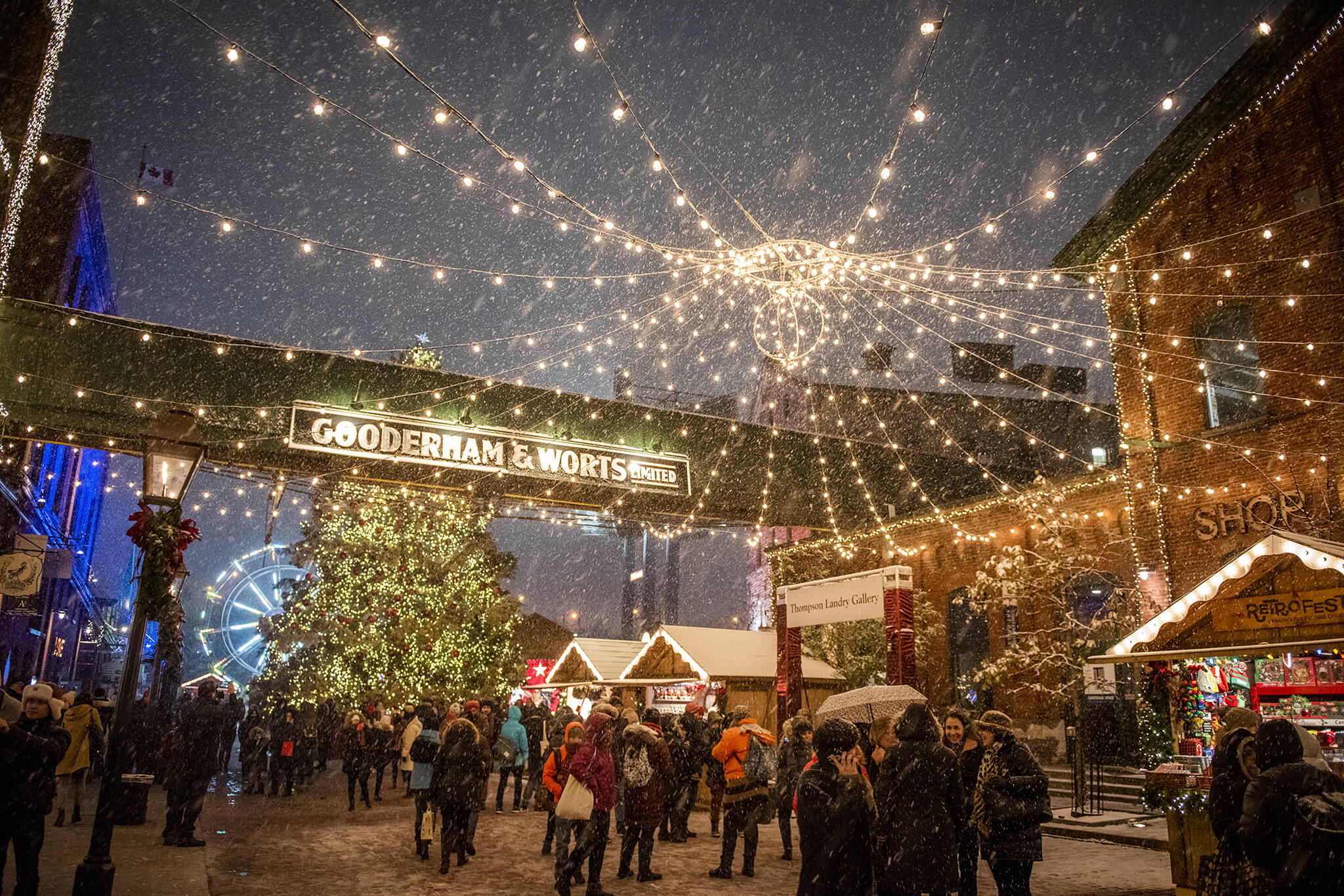 This is what the Toronto Christmas Market looks like this year