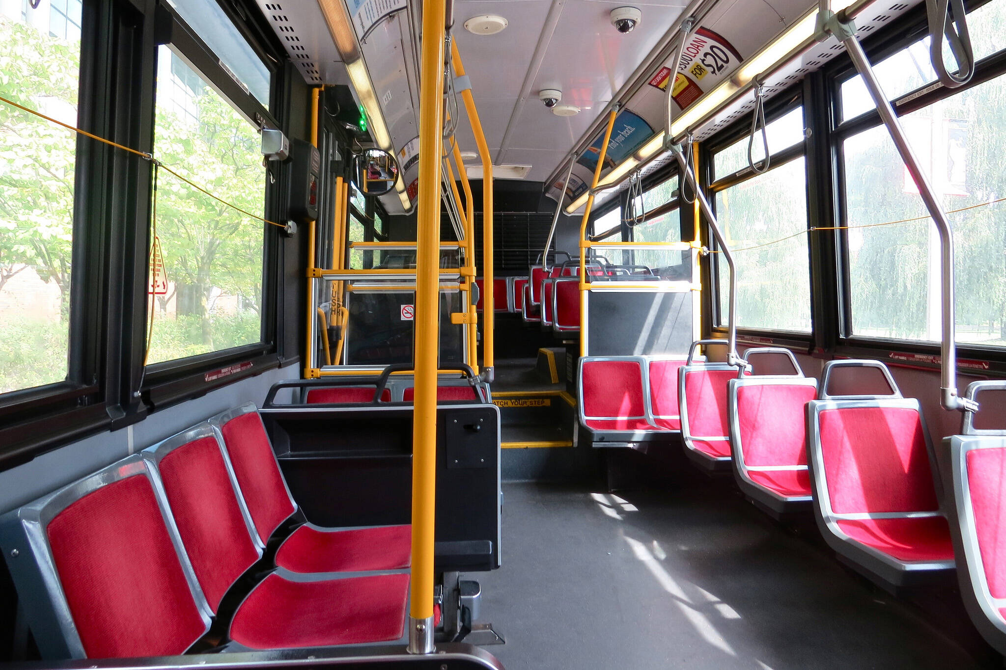 TTC high bus seat