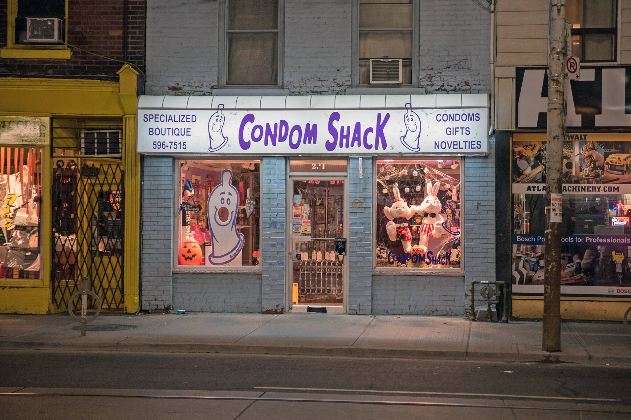 condom shack closed