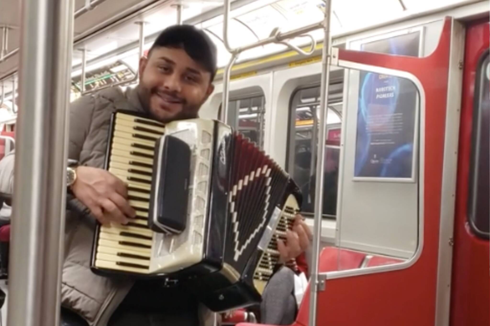 ttc subway accordion despacito