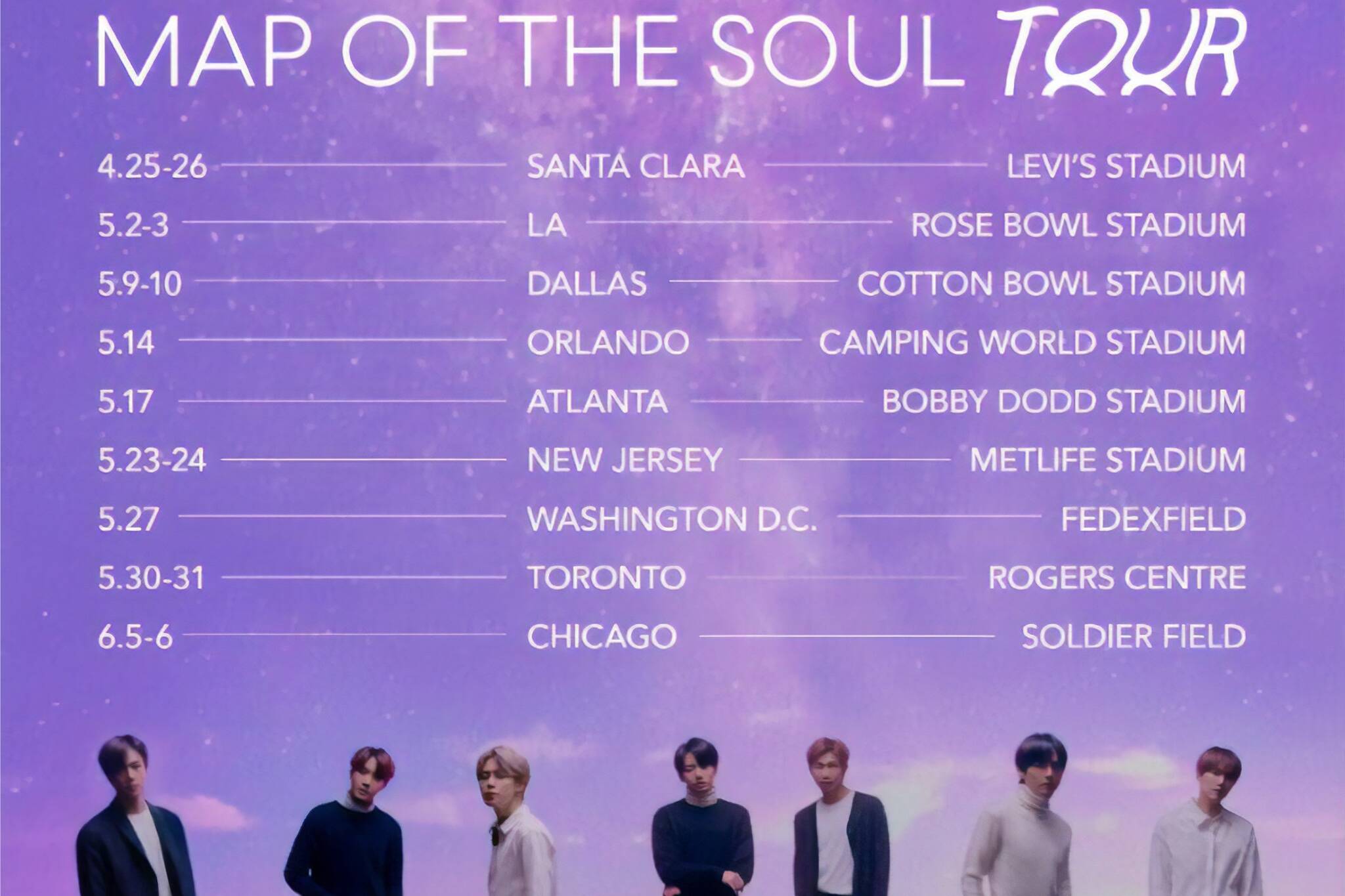 BTS is officially coming to Toronto on their 2020 concert tour and fans