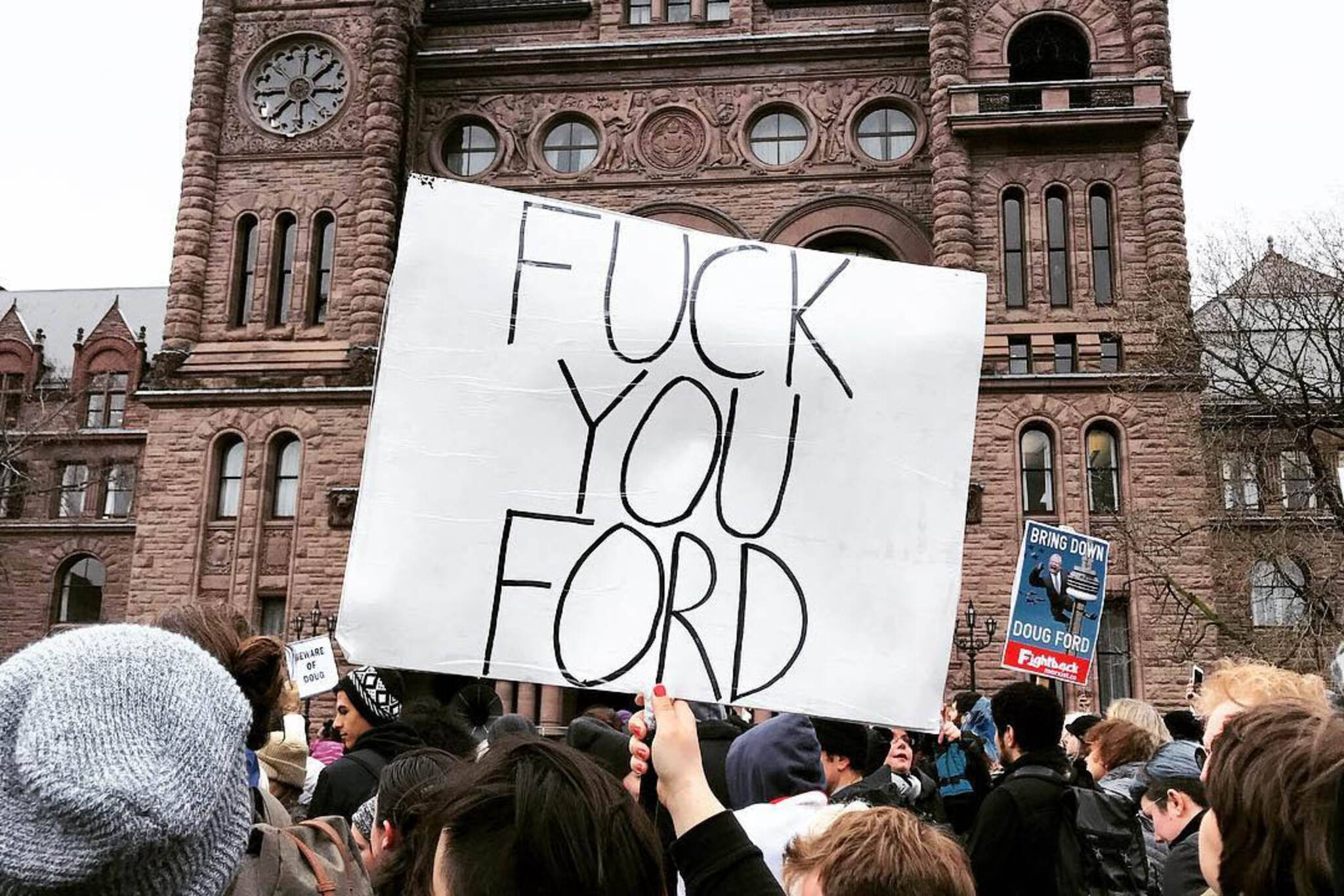 doug ford protest