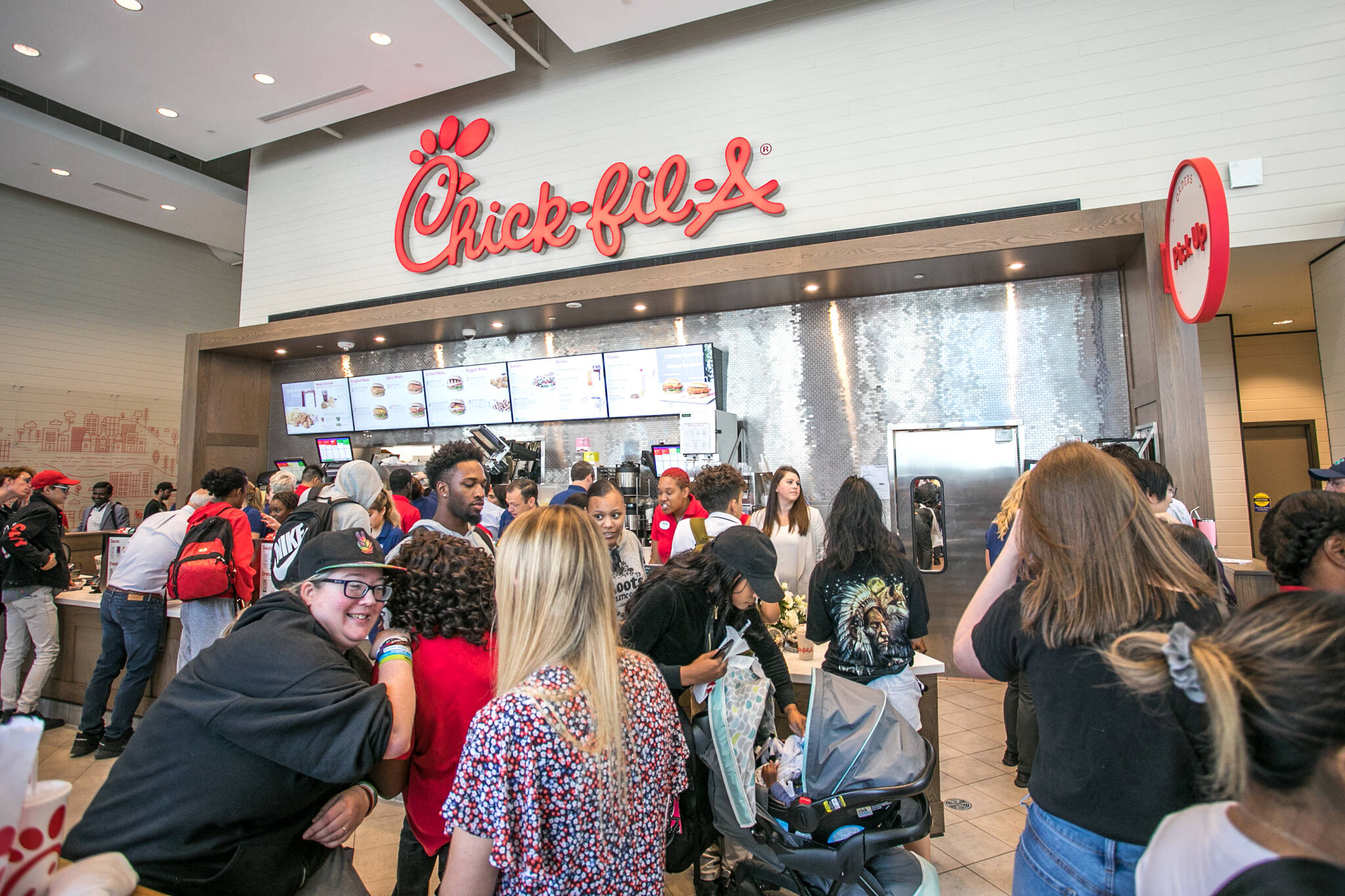 This is what it was like inside Toronto's first ChickfilA on opening day