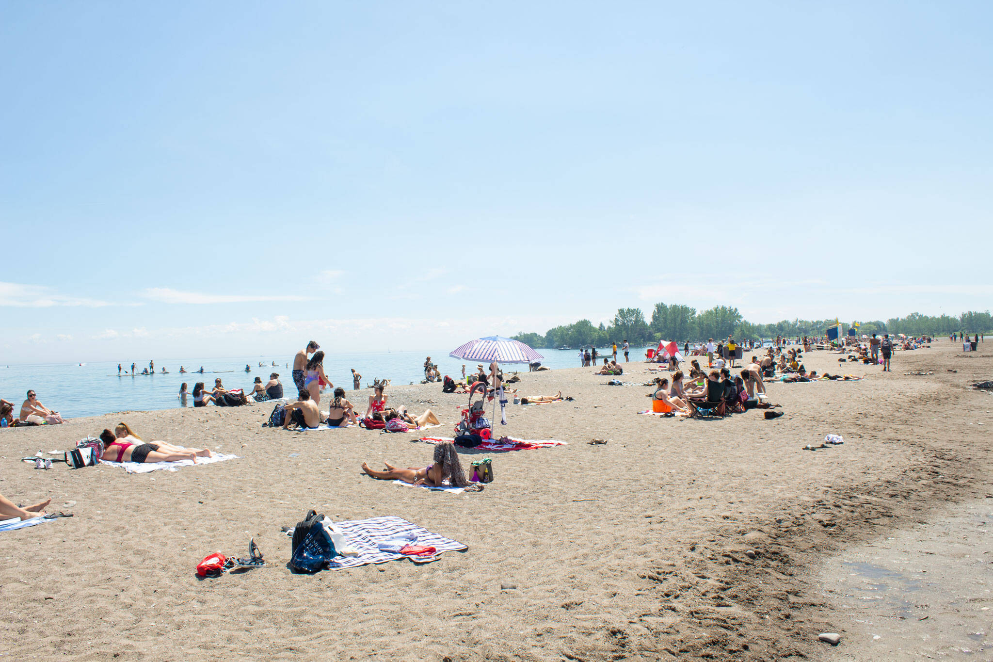 Woodbine Beach is Toronto's most popular spot along the lake