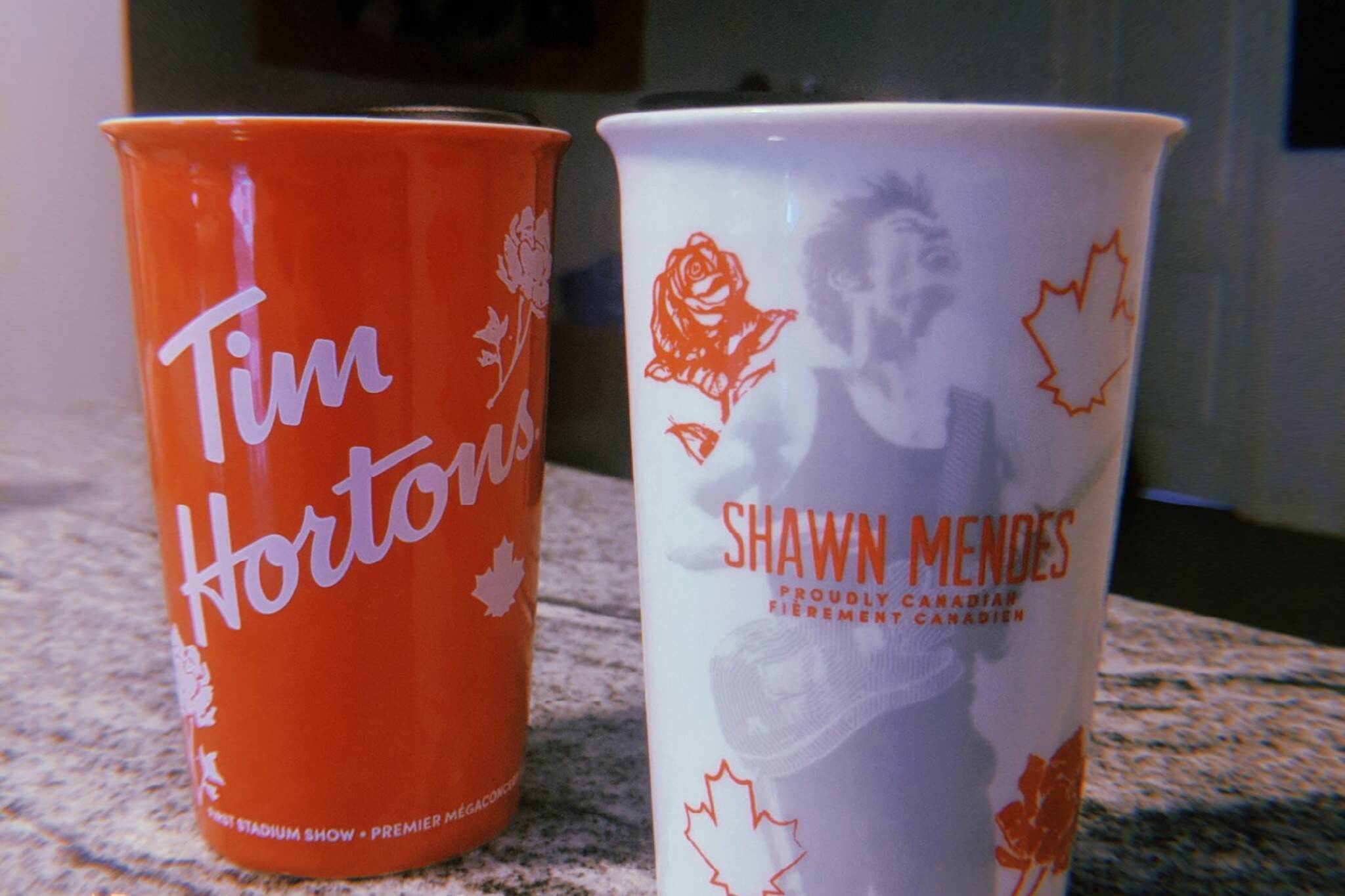 shawn mendes cups tim hortons