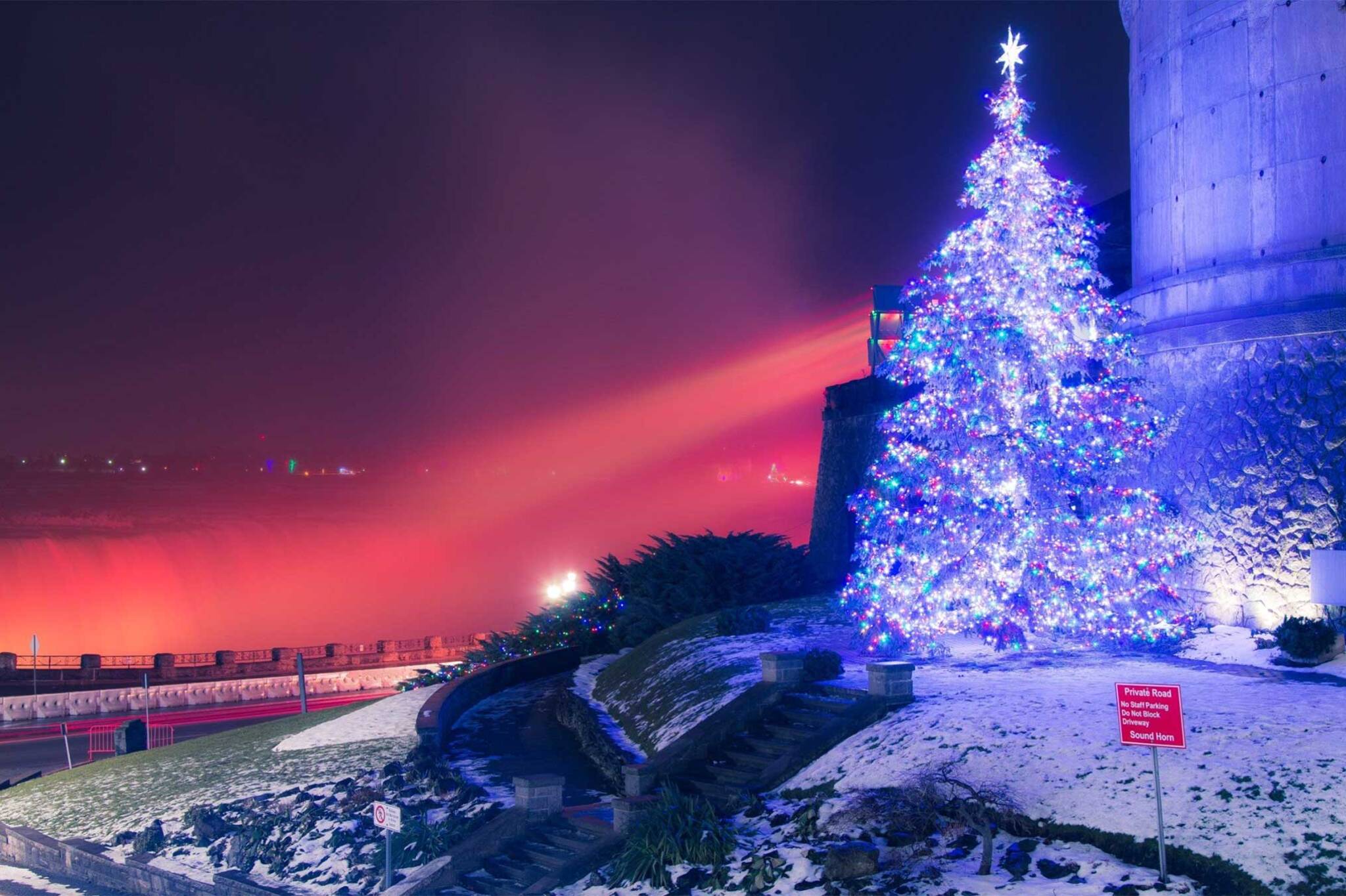 The magical holiday lights festival at Niagara Falls starts next week