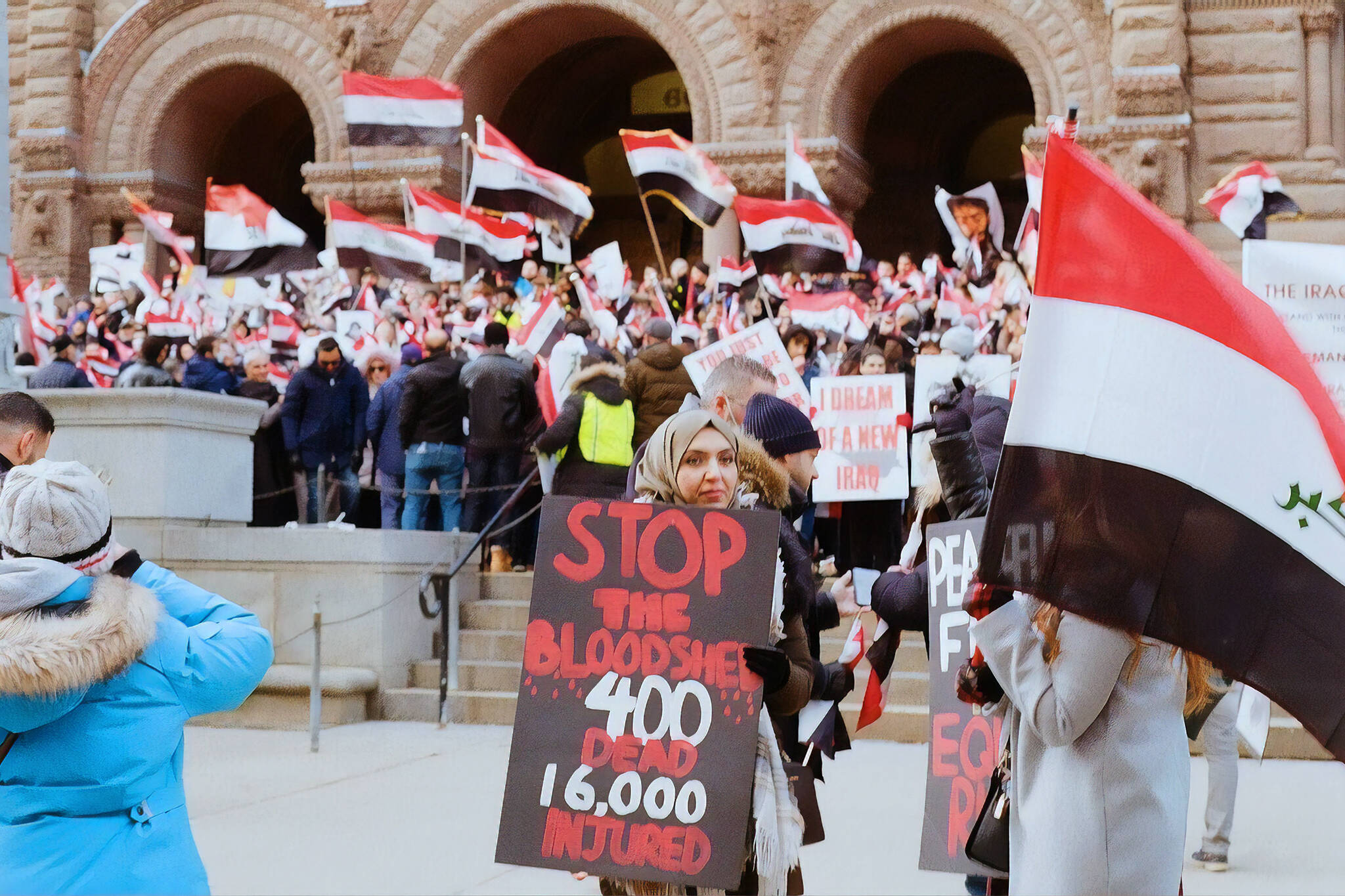 iraq protest toronto
