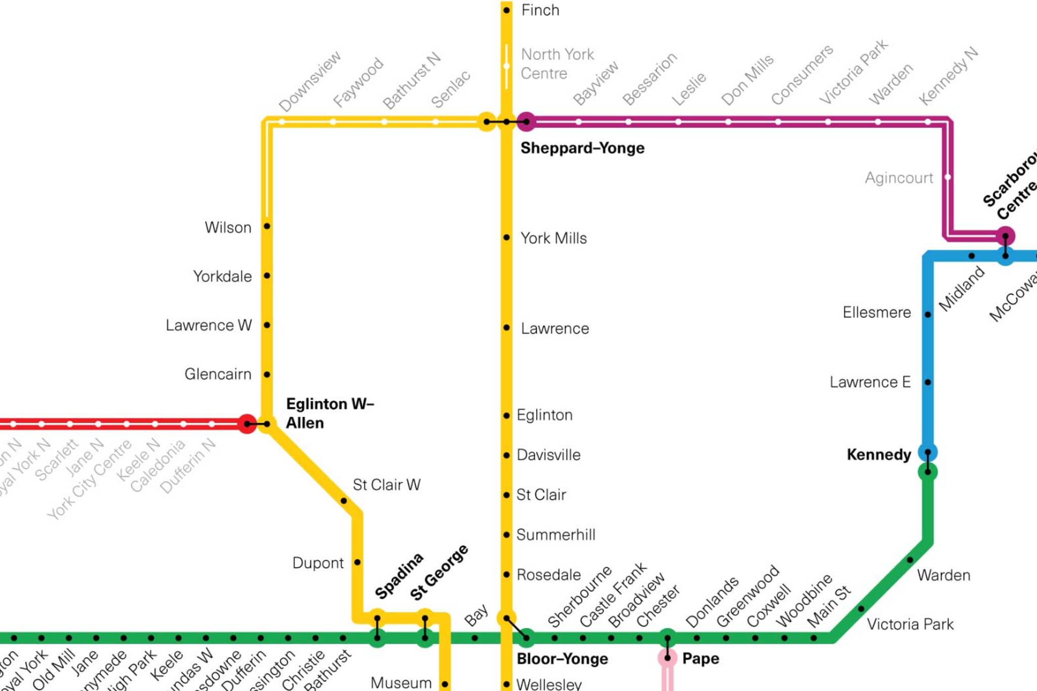 ttc subway map