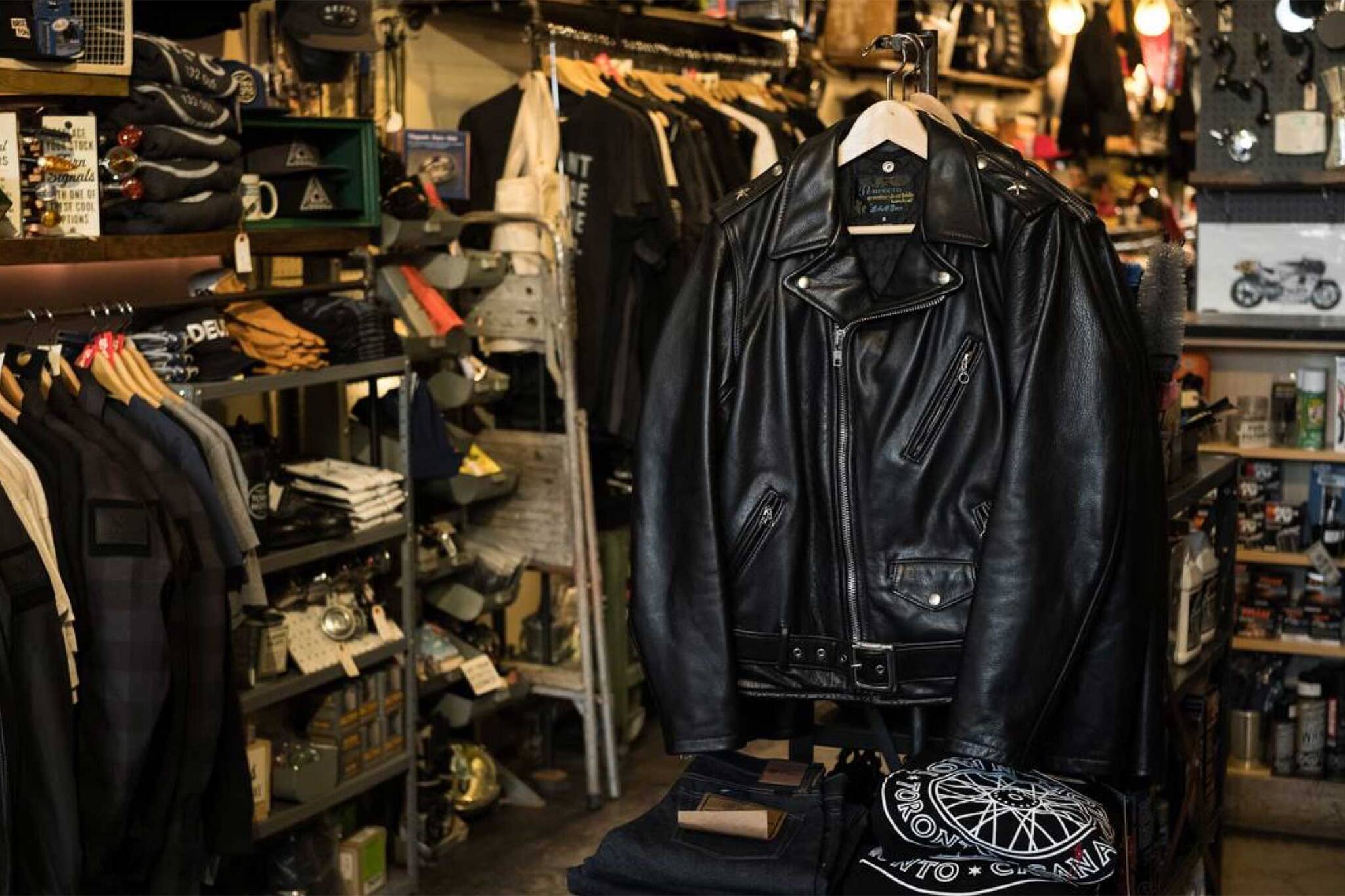 leather jacket toronto
