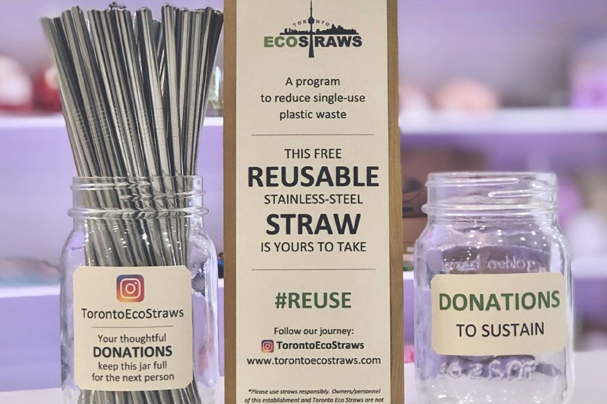 toronto eco straws
