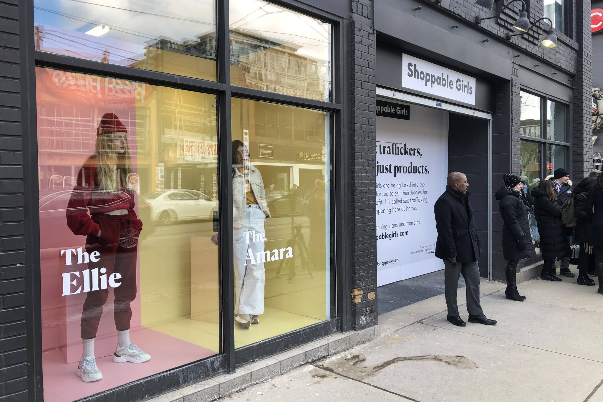 Teen Girls For Sale In Toronto Storefront To Raise Awareness Of Sex Trafficking