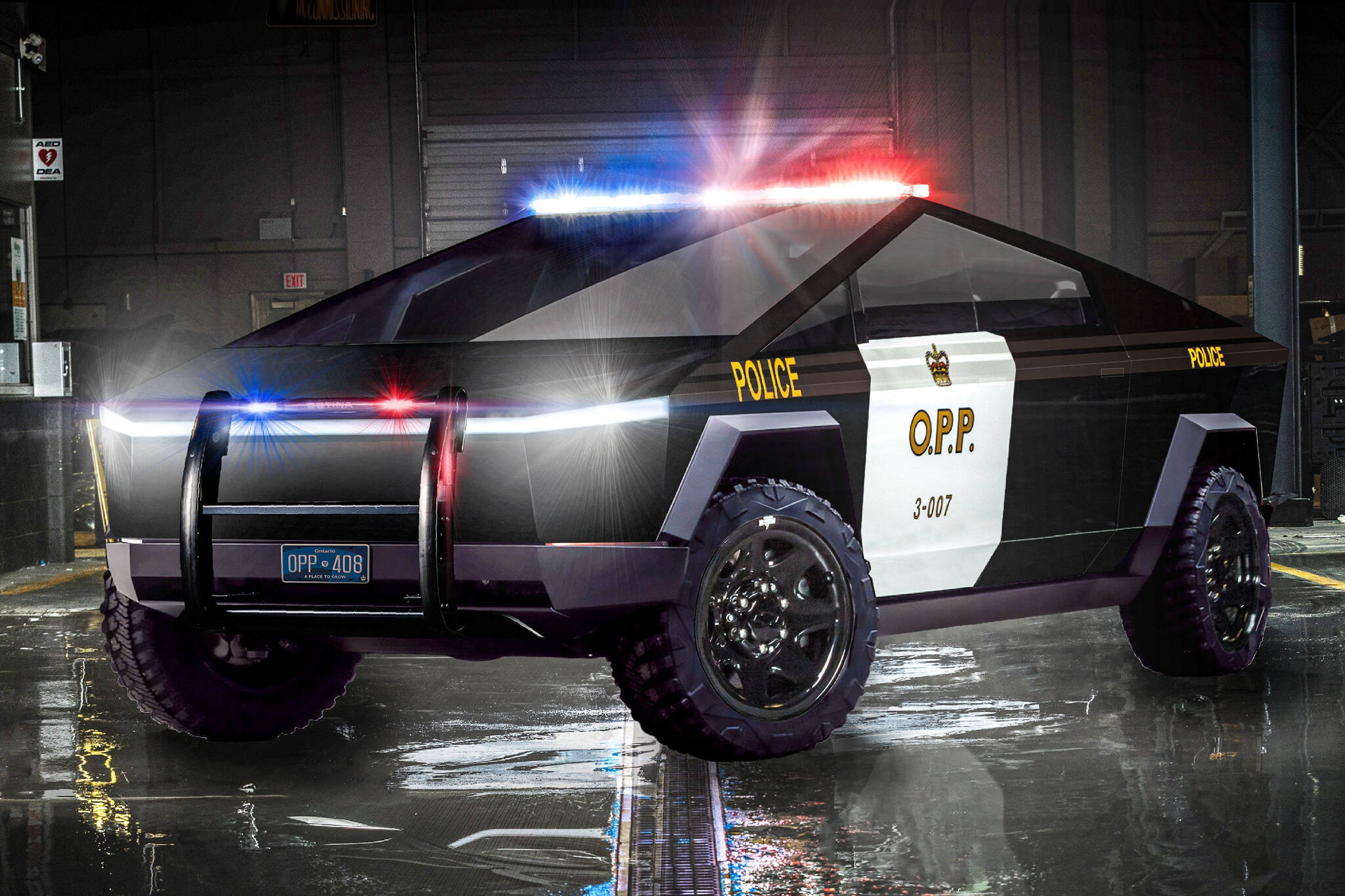 Download The Opp Are Interested In The Idea Of A Tesla Cybertruck Police Vehicle