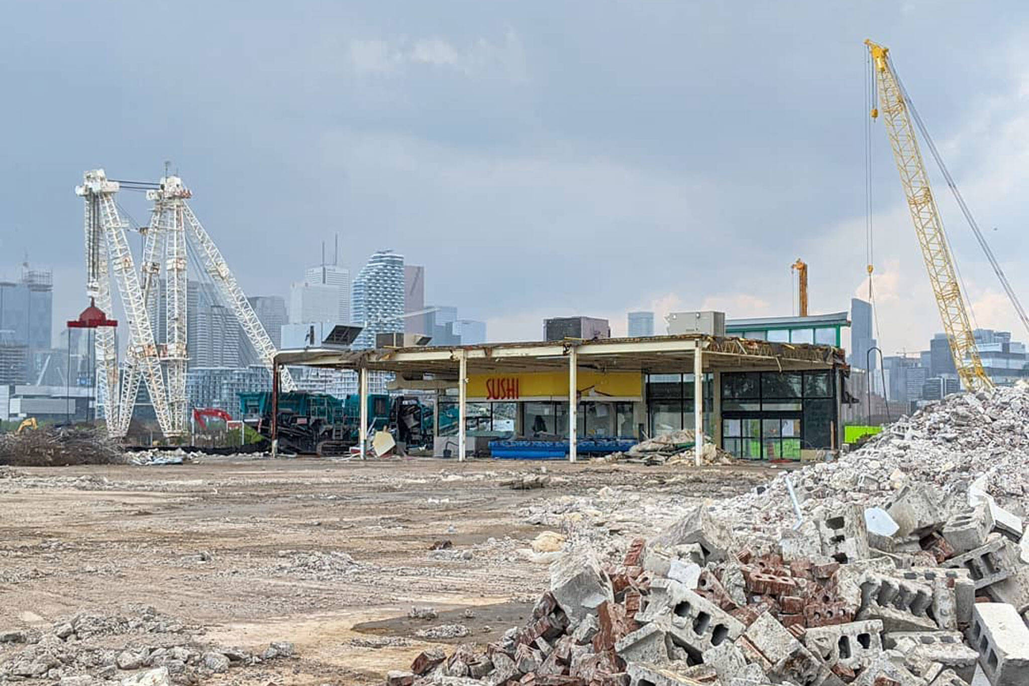 The Closest T T Supermarket To Downtown Toronto Is Now Almost Completely Demolished