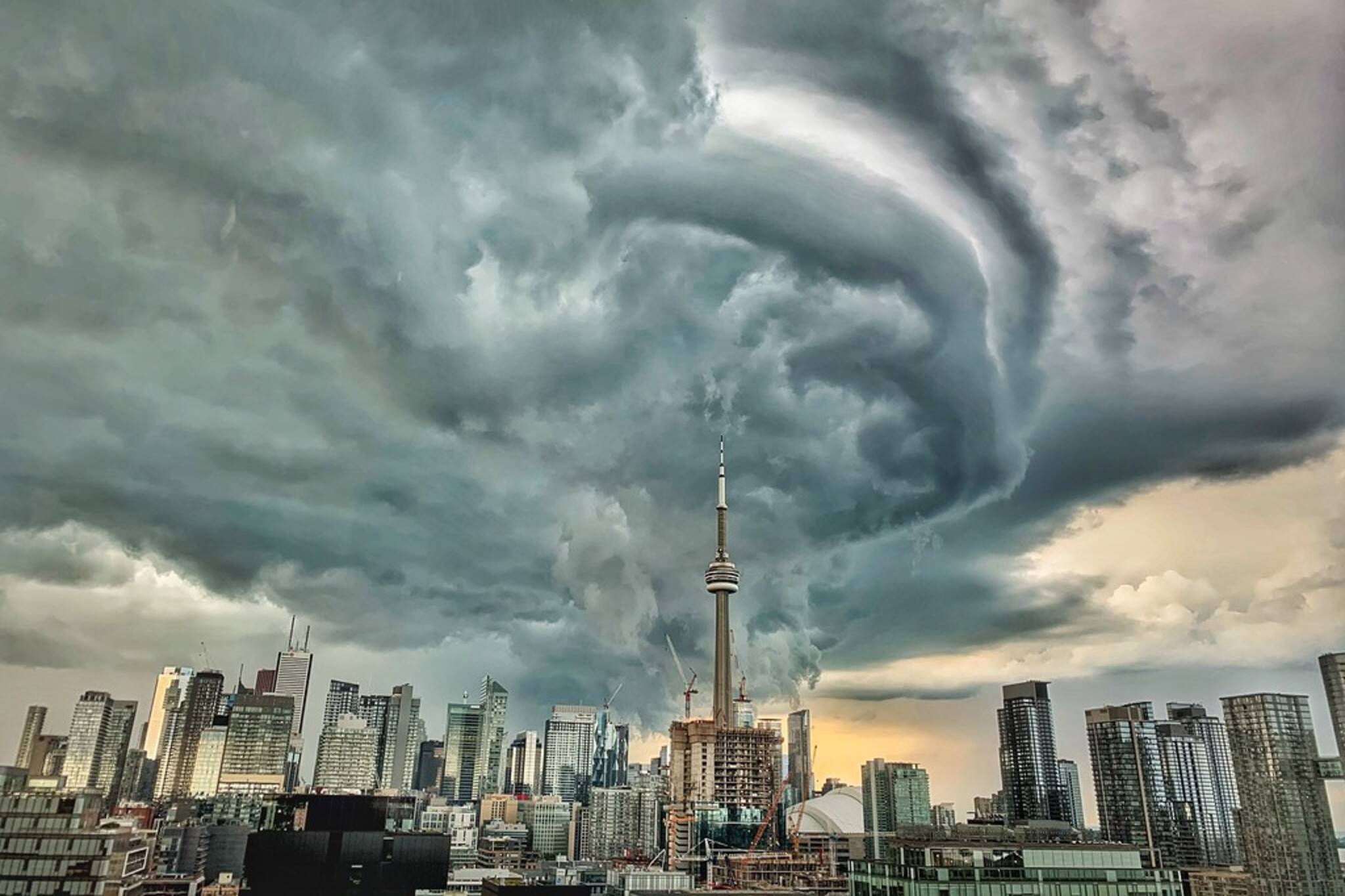 Photos from the storm in Toronto look like they came straight out of
