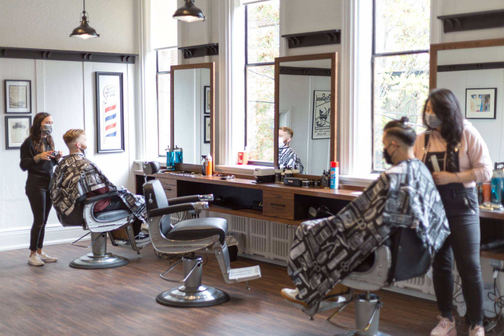 Women run barber shop  opens inside one of Toronto s most 